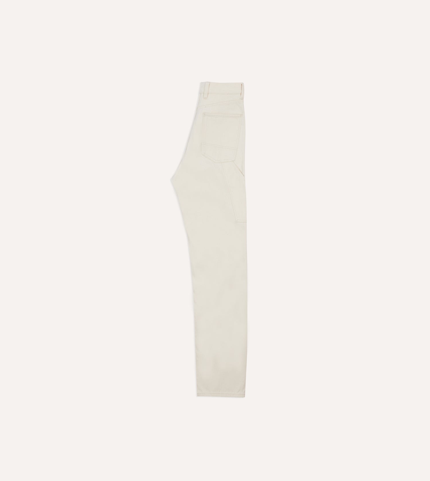 Ecru 12.7oz Selvedge Denim Painter Pants