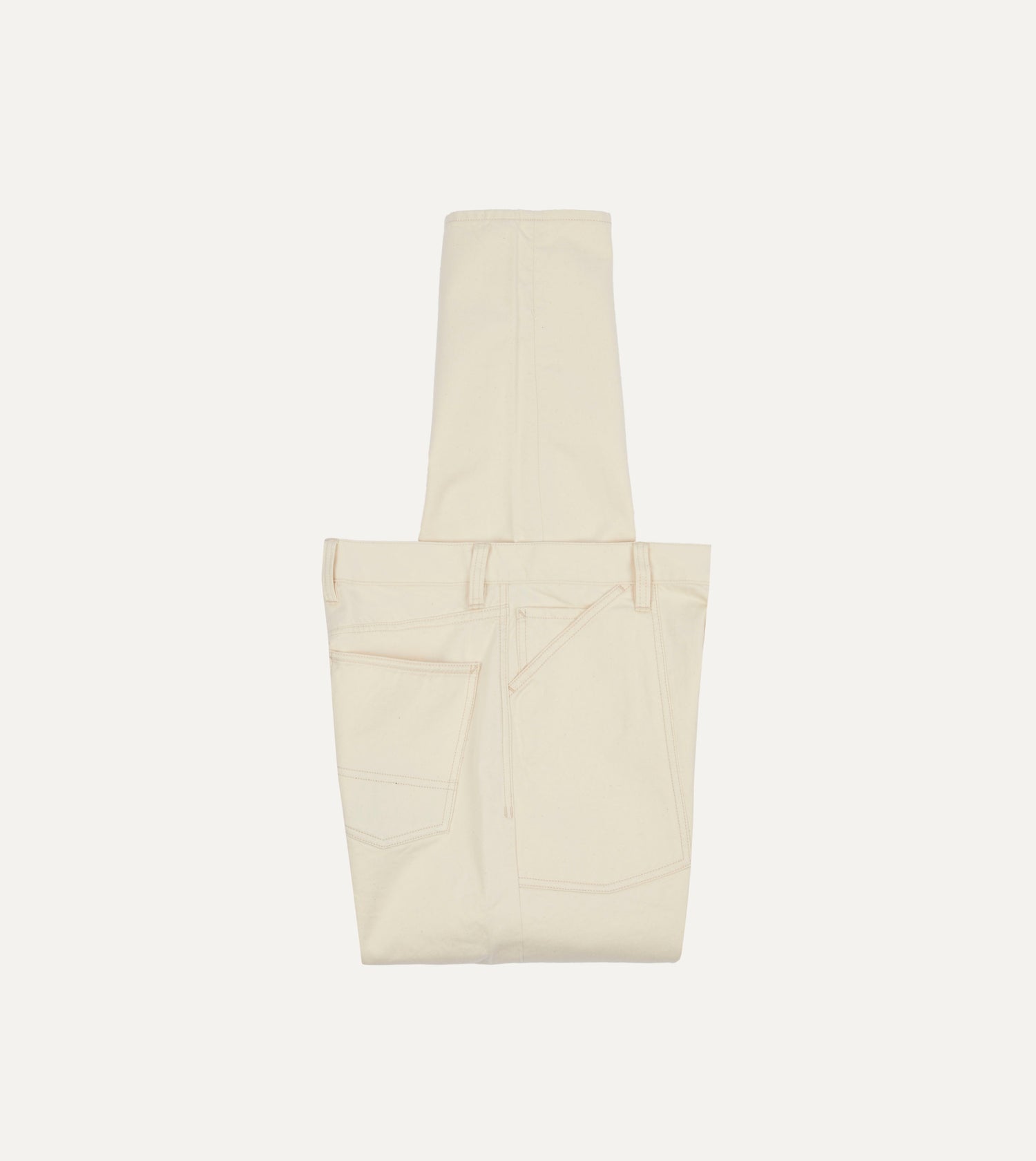 Ecru Military Satin Naval Pant