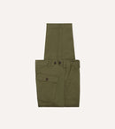 Khaki Cotton Twill Fatigue Trouser