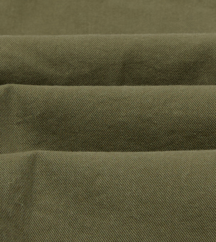 Khaki Cotton Twill Fatigue Trouser
