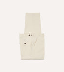 Ecru Cotton Twill Fatigue Trouser