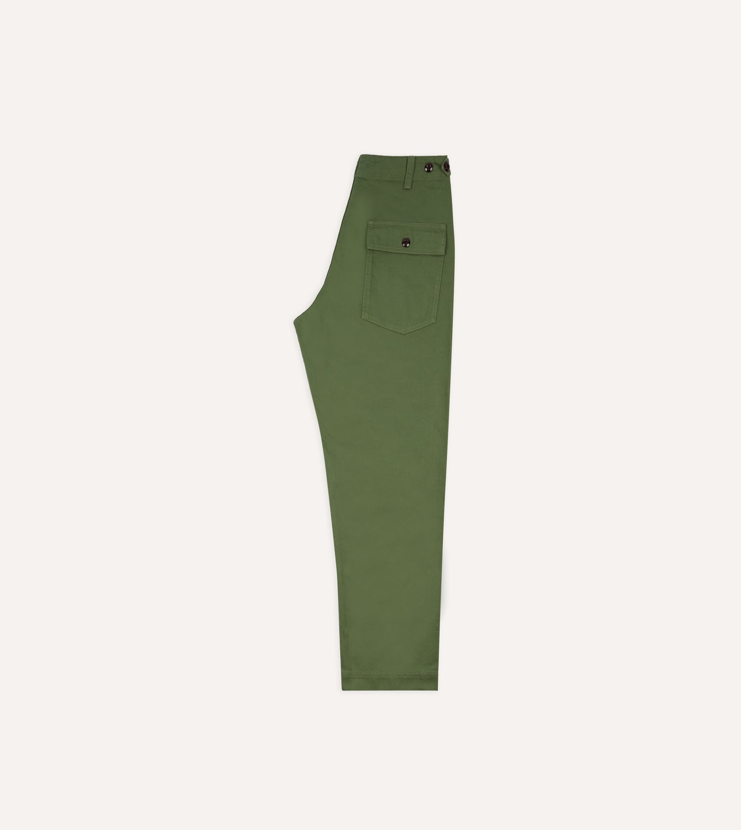 Light Green Cotton Fatigue Trouser