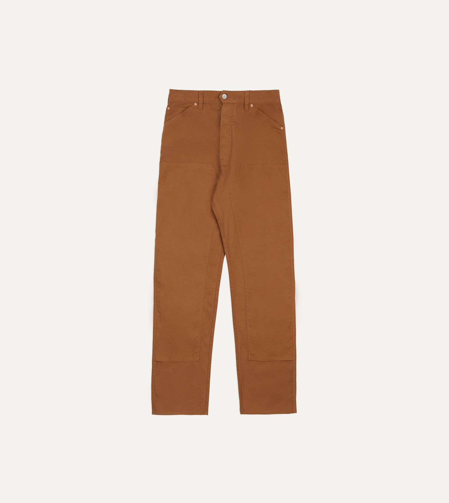 Tobacco Lightweight Cotton Canvas Carpenter Pant