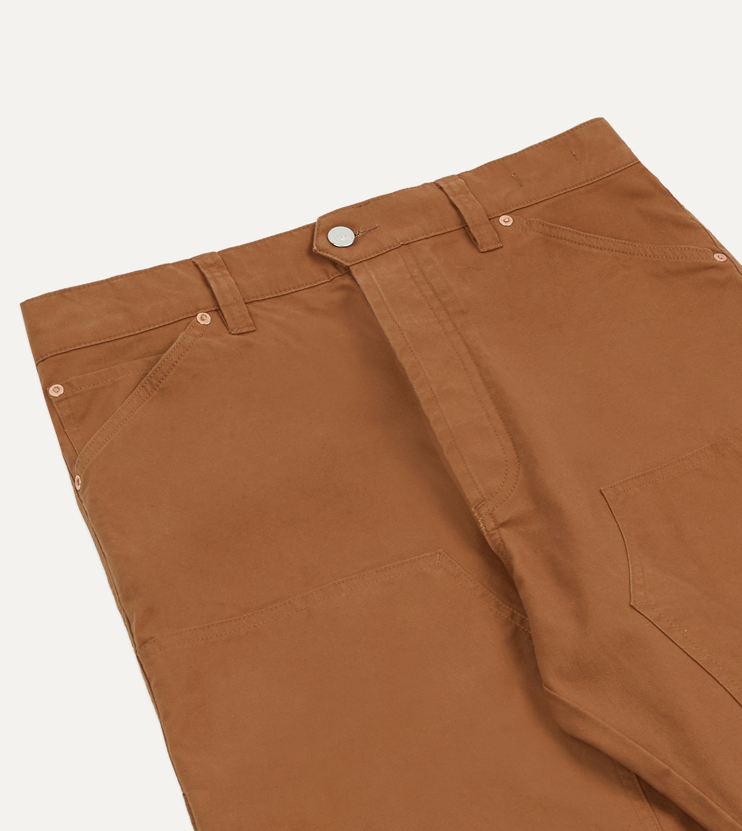 Tobacco Lightweight Cotton Canvas Carpenter Pant