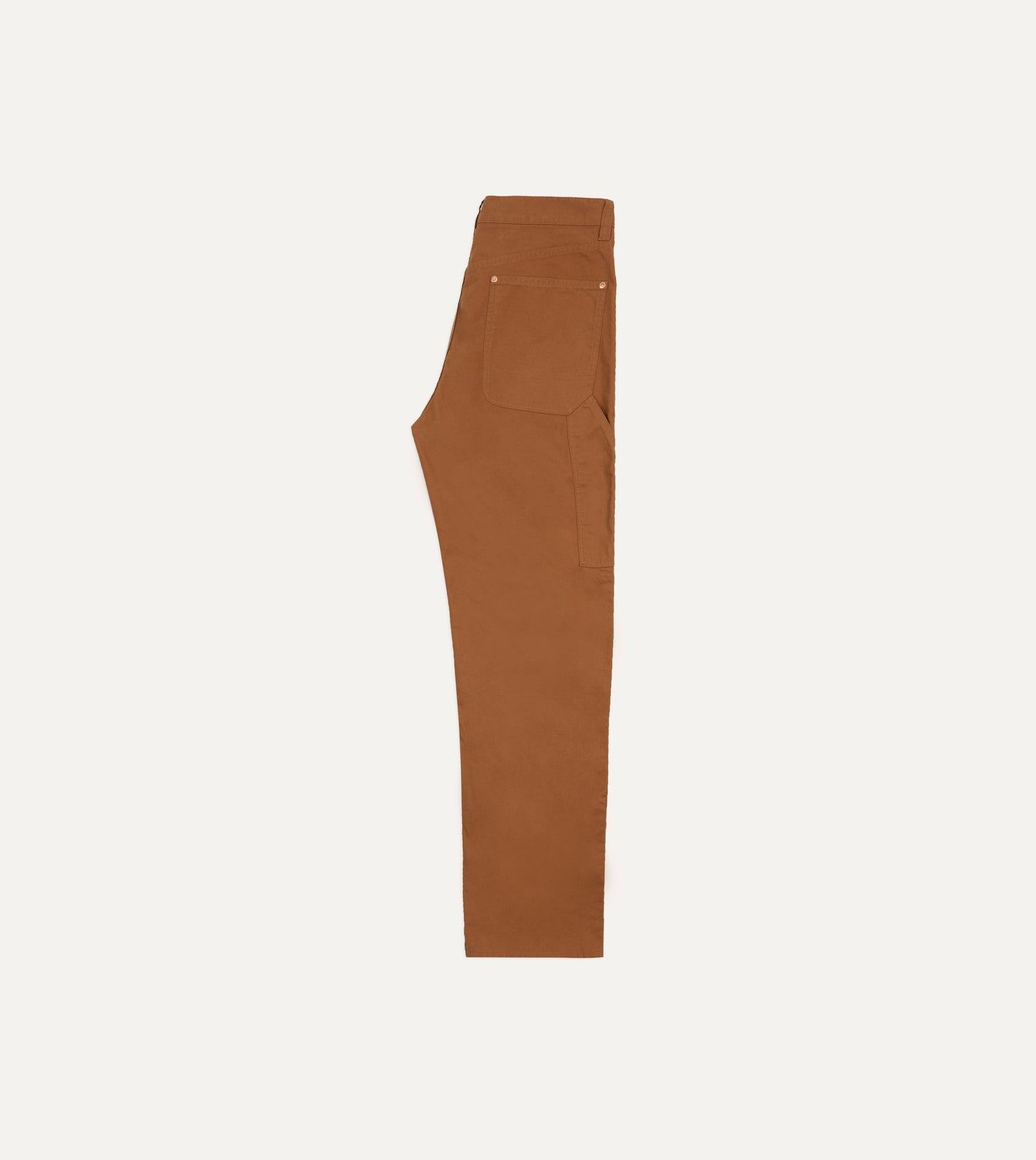 Tobacco Lightweight Cotton Canvas Carpenter Pant