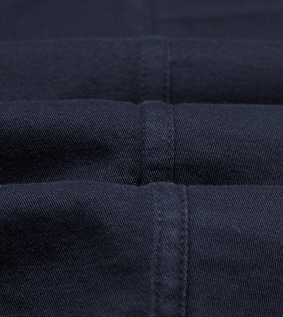 Navy Cotton Drawstring Trousers