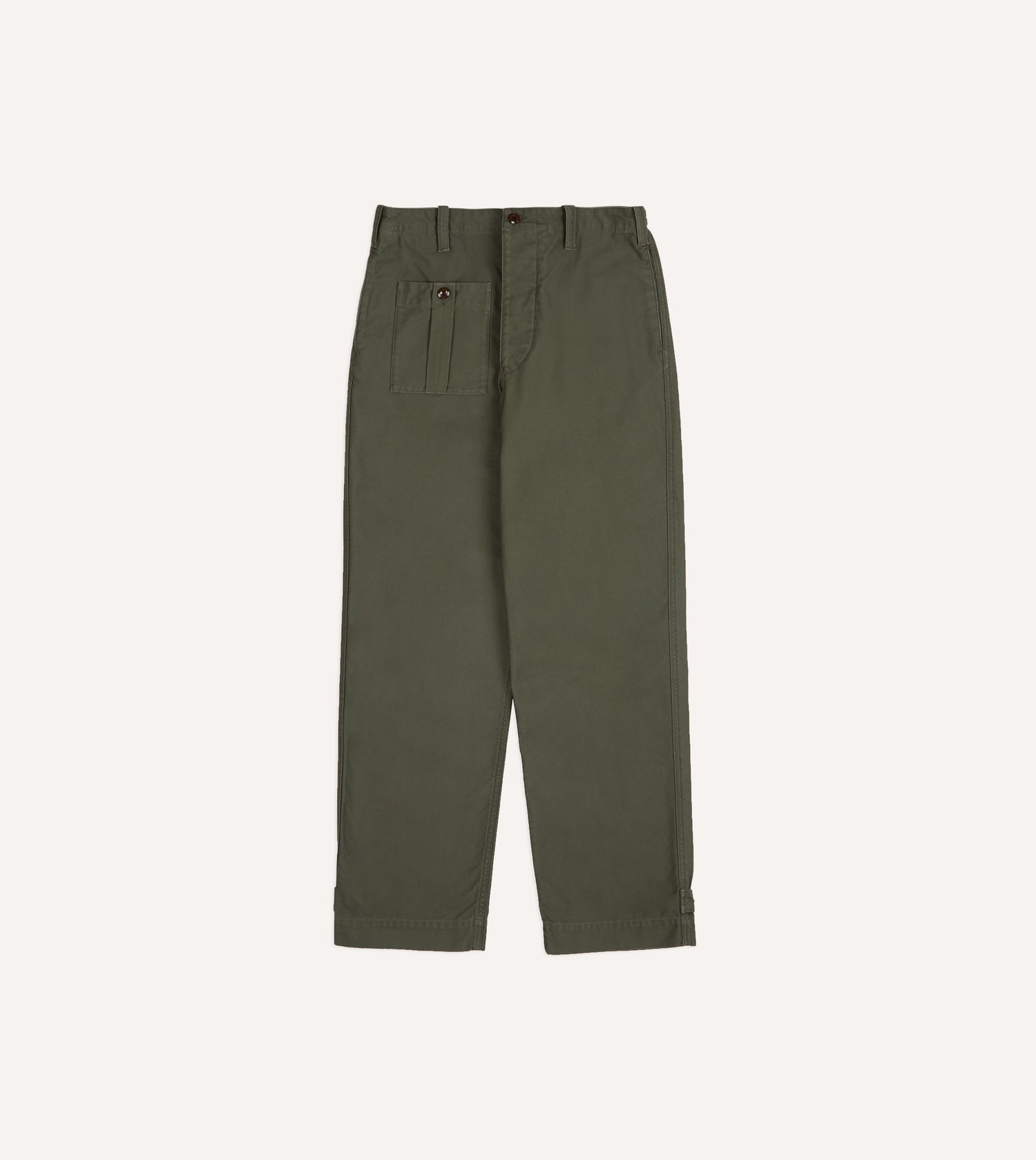 Olive Drab Cotton Fatigue Trouser