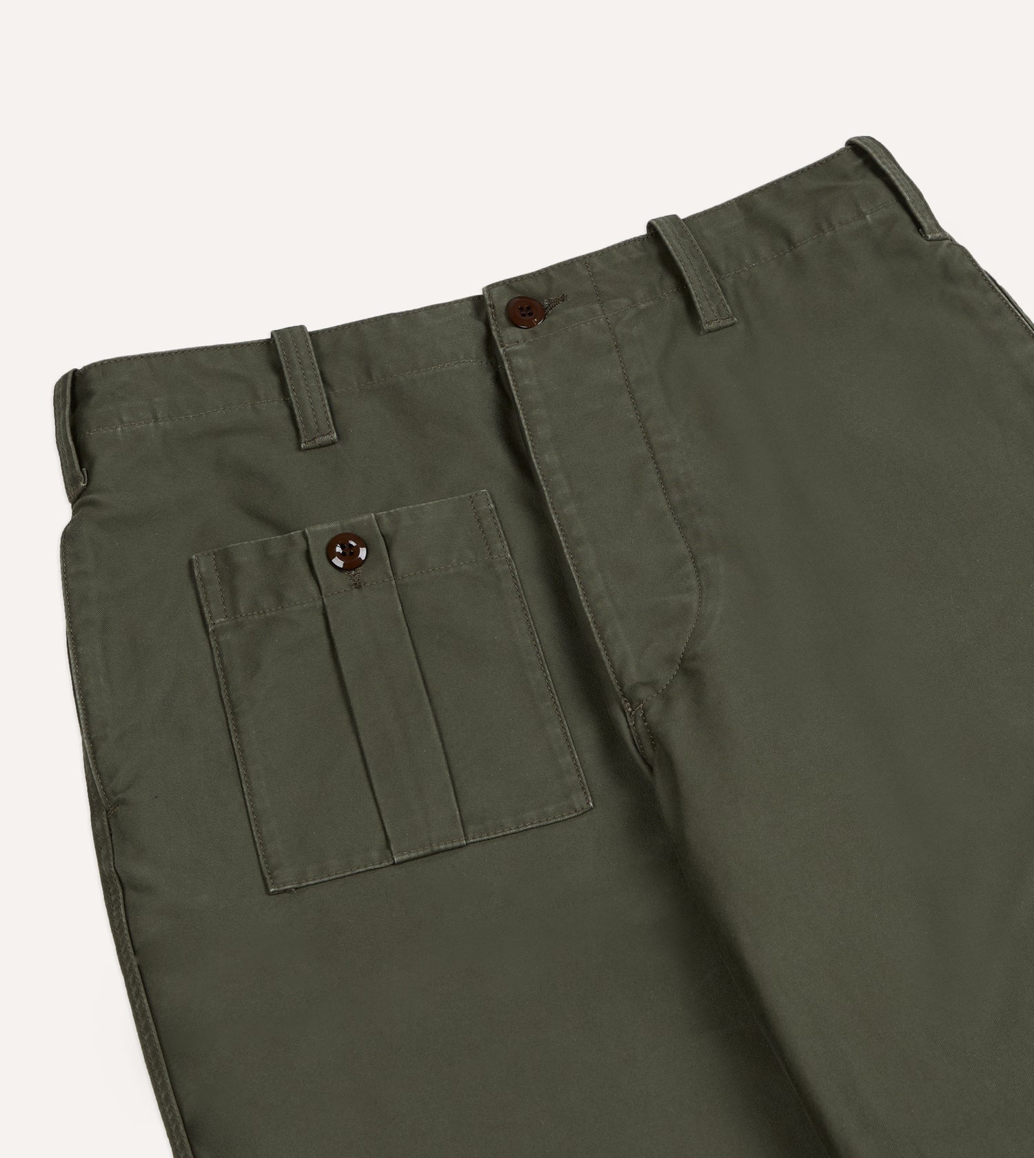 Olive Drab Cotton Fatigue Trouser