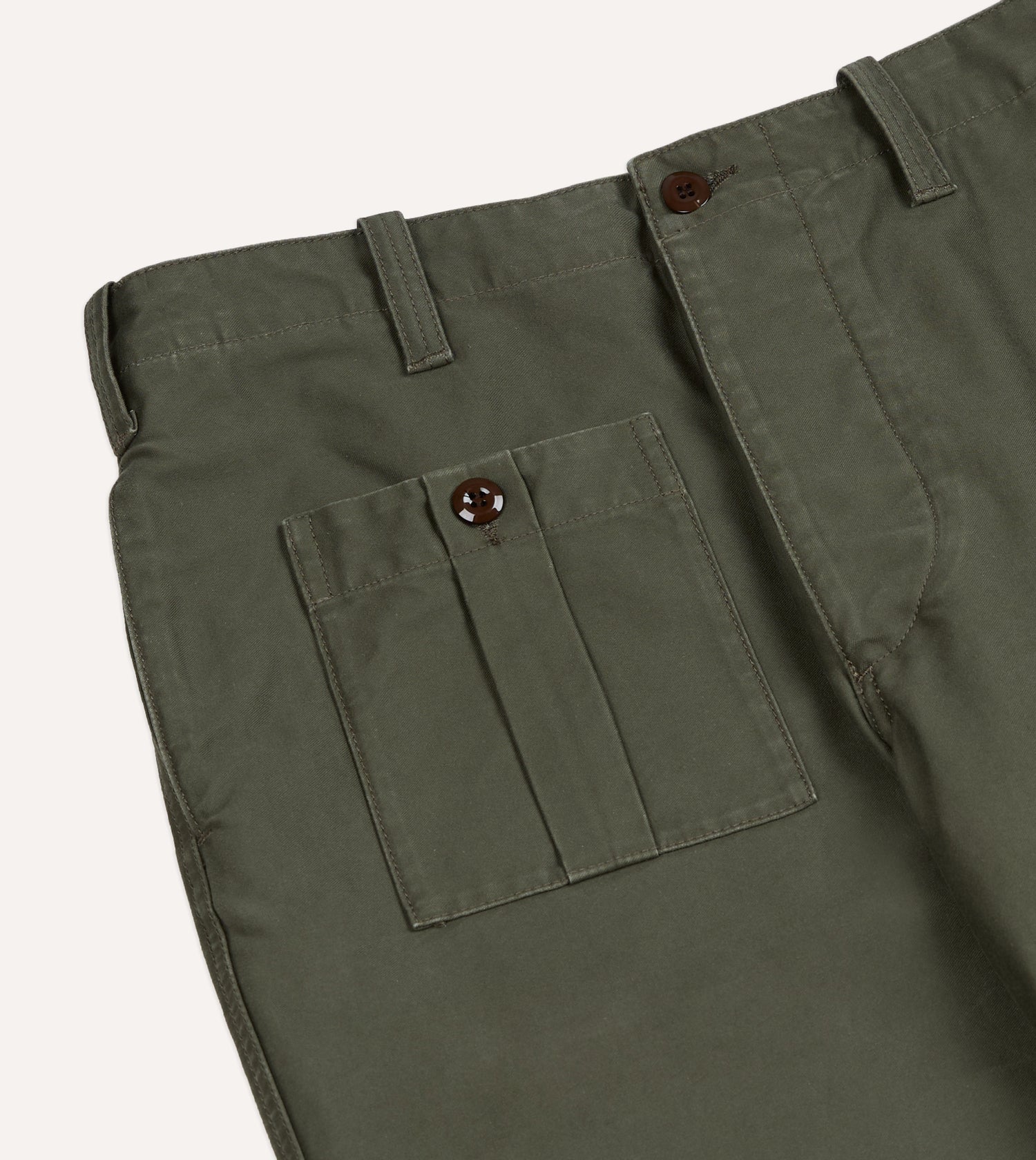 Olive Drab Cotton Fatigue Trouser