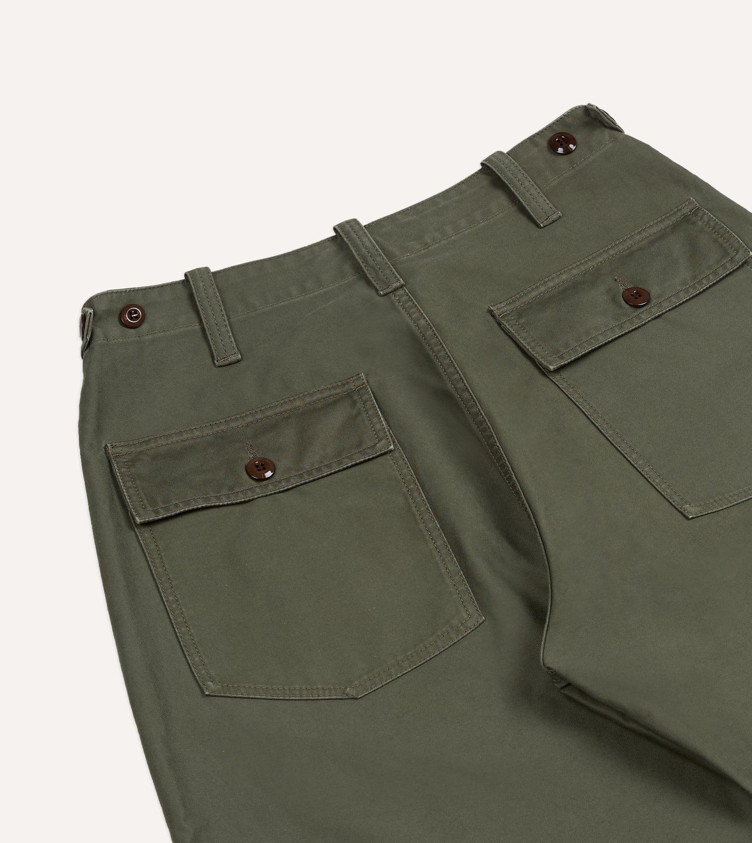 Olive Drab Cotton Fatigue Trouser