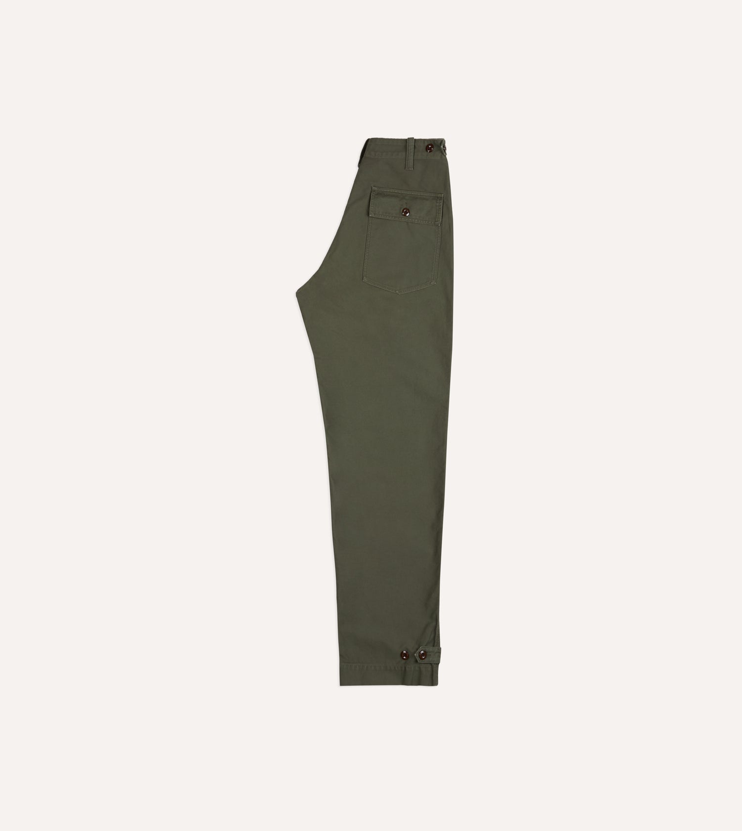 Olive Drab Cotton Fatigue Trouser