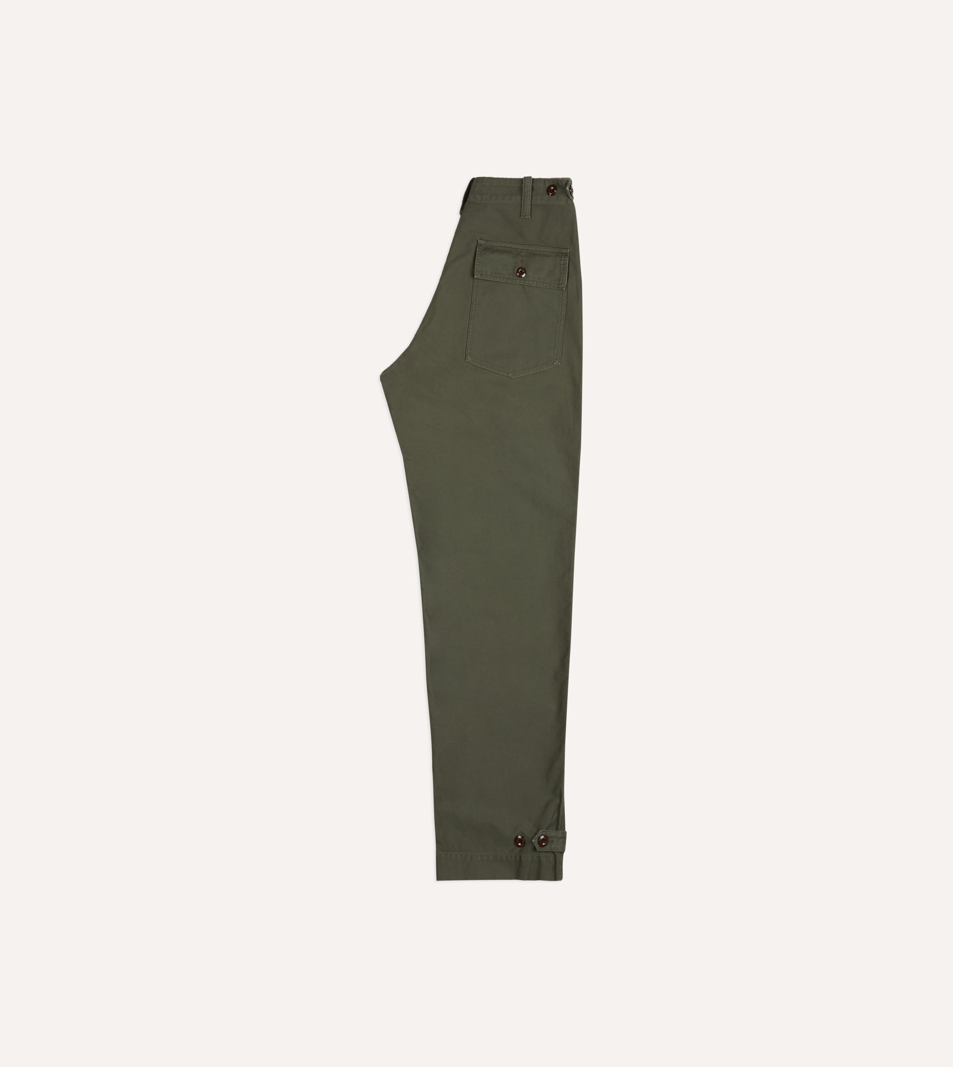 Olive Drab Cotton Fatigue Trouser