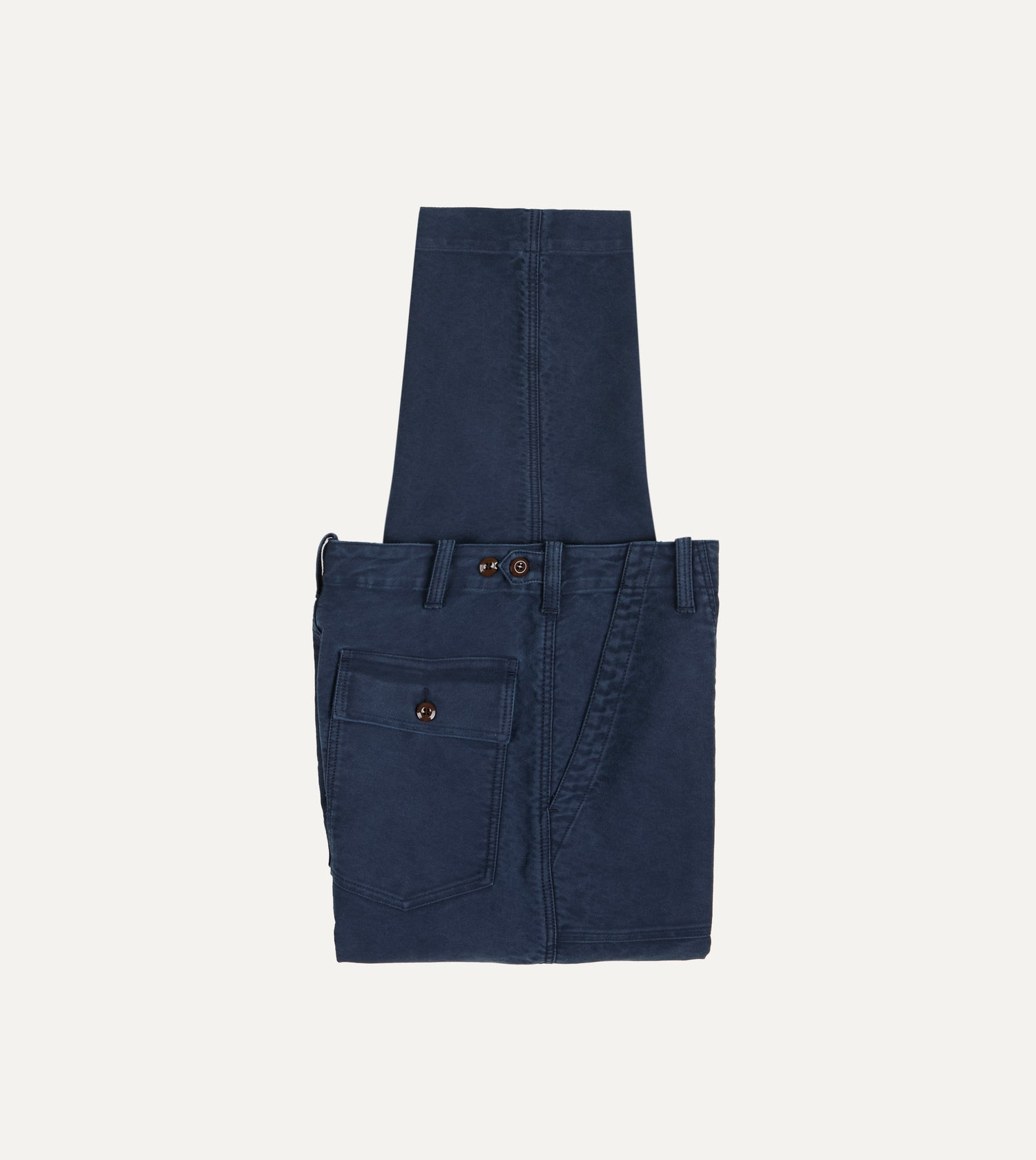 Navy Moleskin Fatigue Trouser