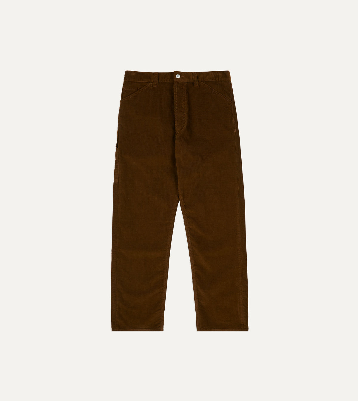 Brown Corduroy Painter Pants