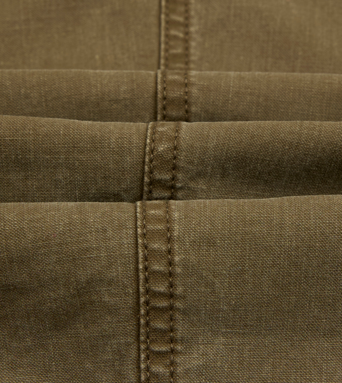 Army Green Cotton Drawstring Fatigue Trouser