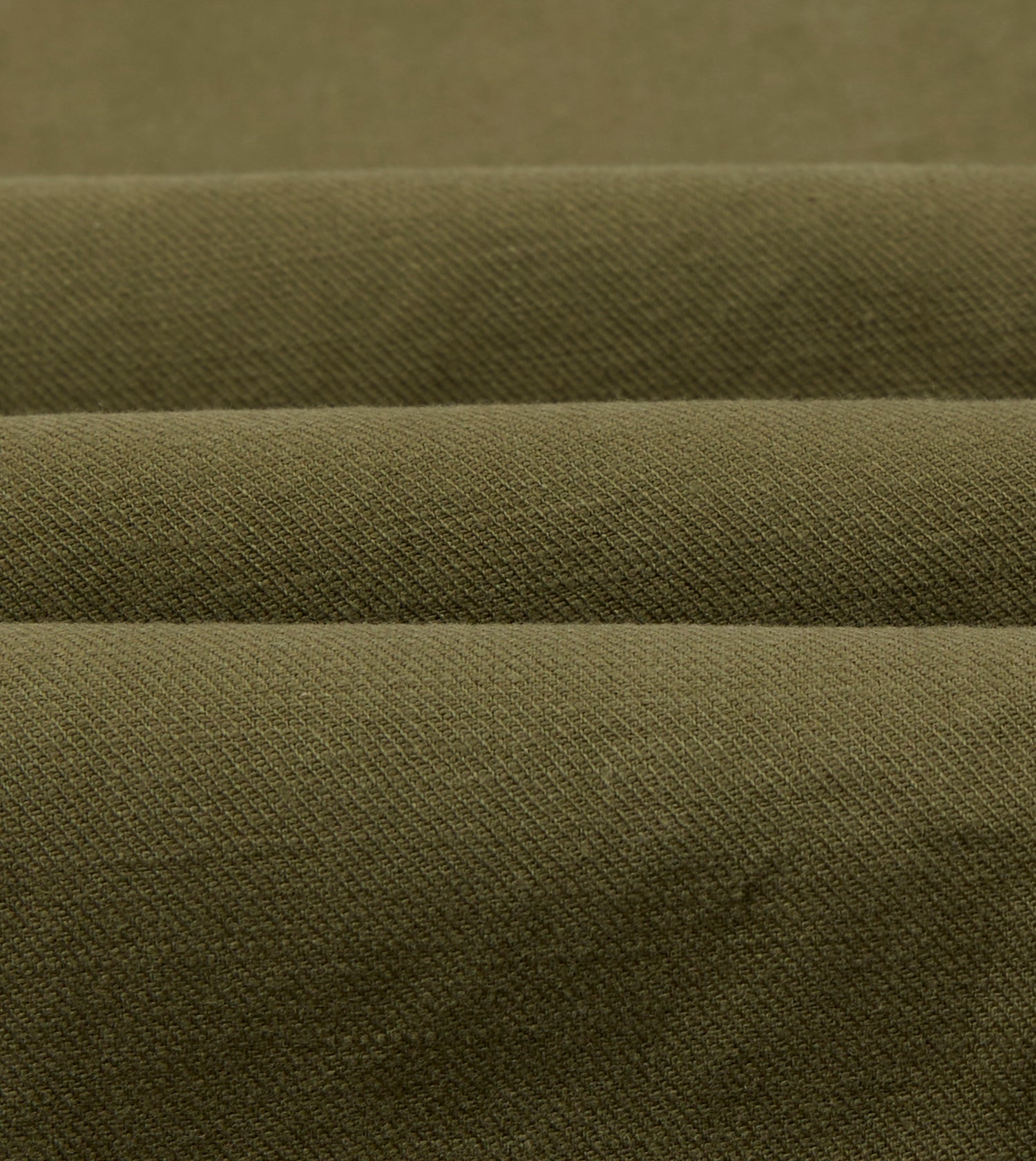 Olive Drab Cotton Drawstring Trouser