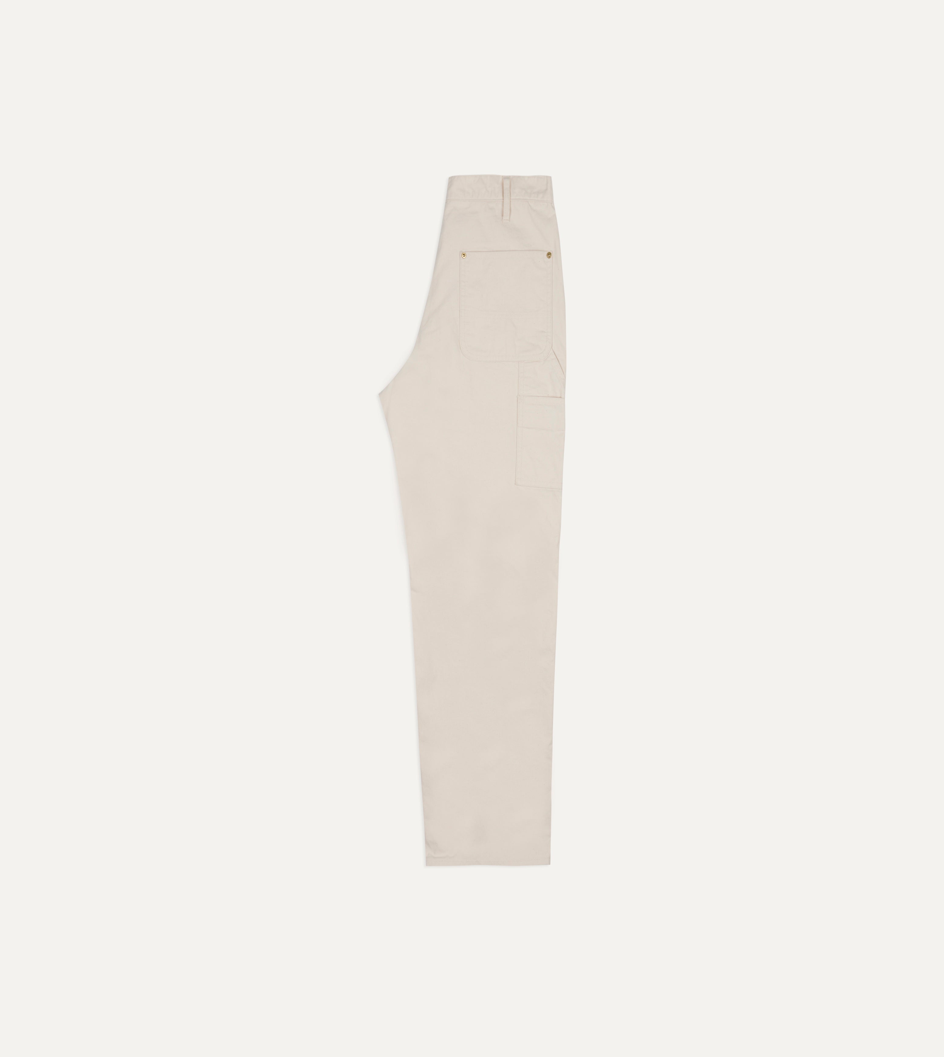 BEAMS F & Drake's Cotton Canvas Carpenter Pant