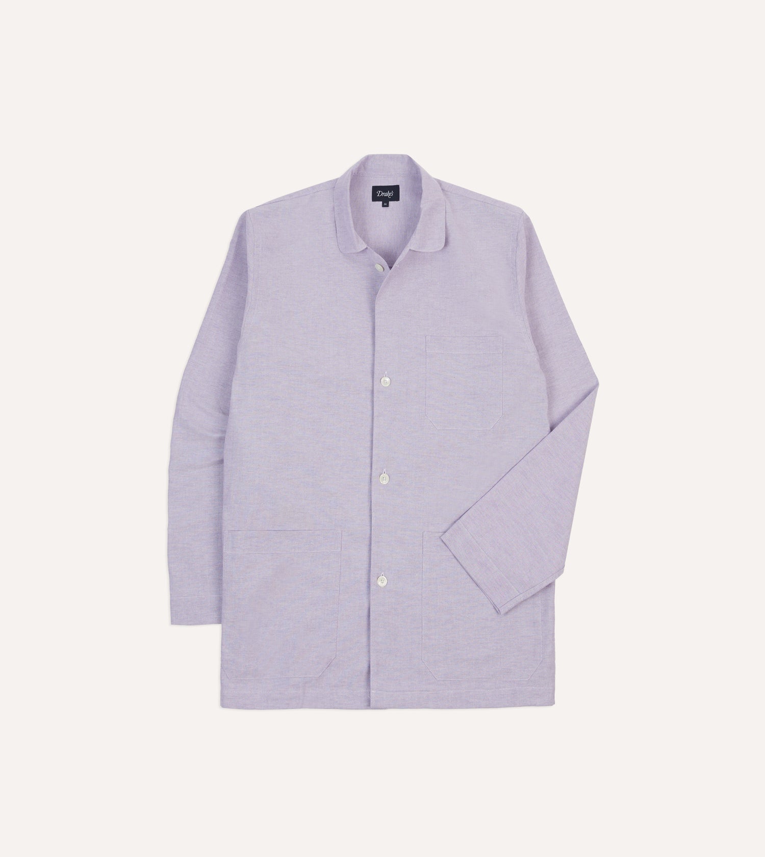 Lilac Oxford Cotton Pyjama Set