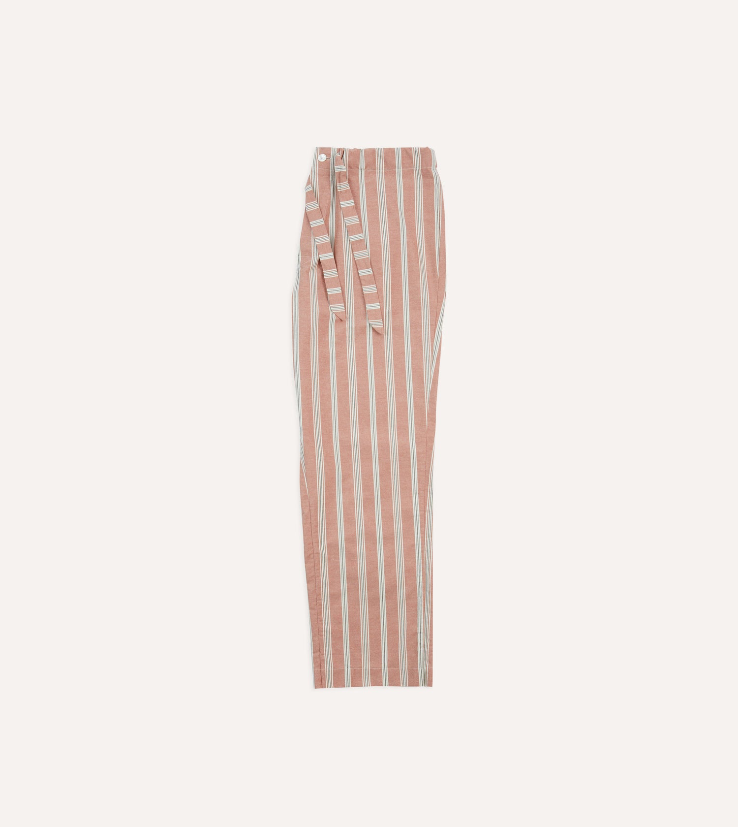 Red Stripe Cotton Pyjama Set