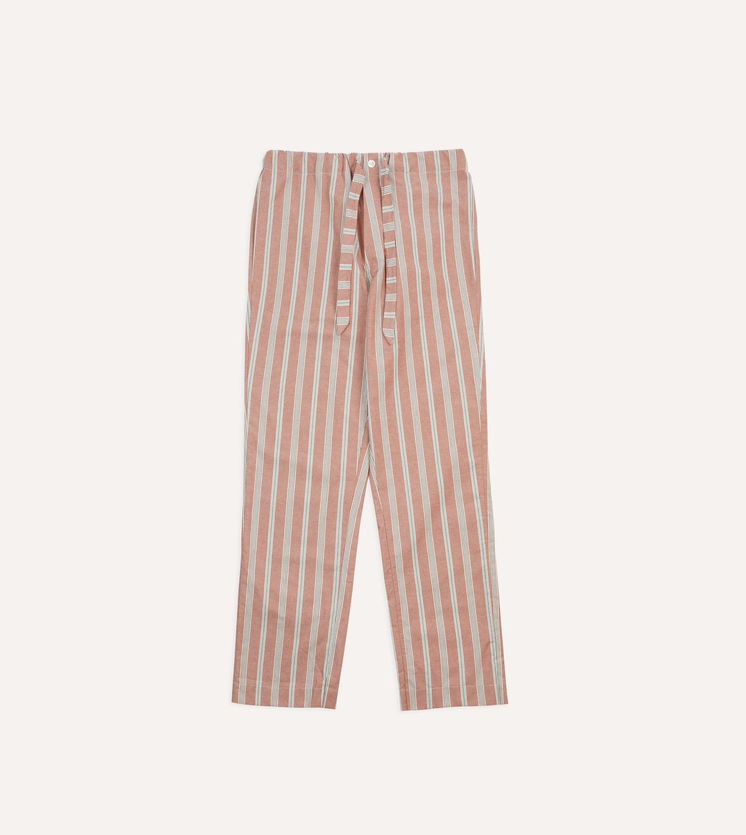 Red Stripe Cotton Pyjama Set