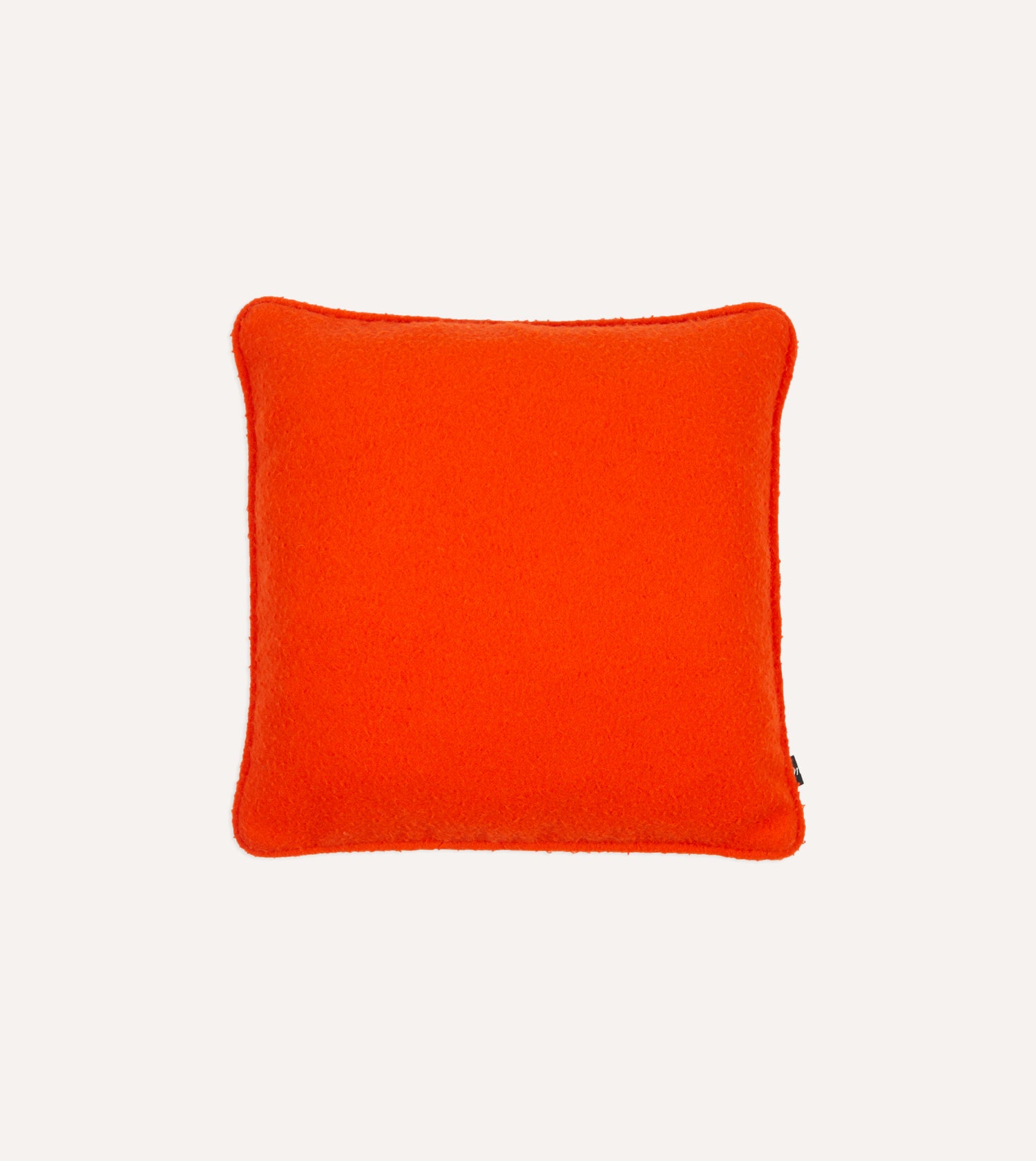 Orange Casentino Wool Cushion Cover