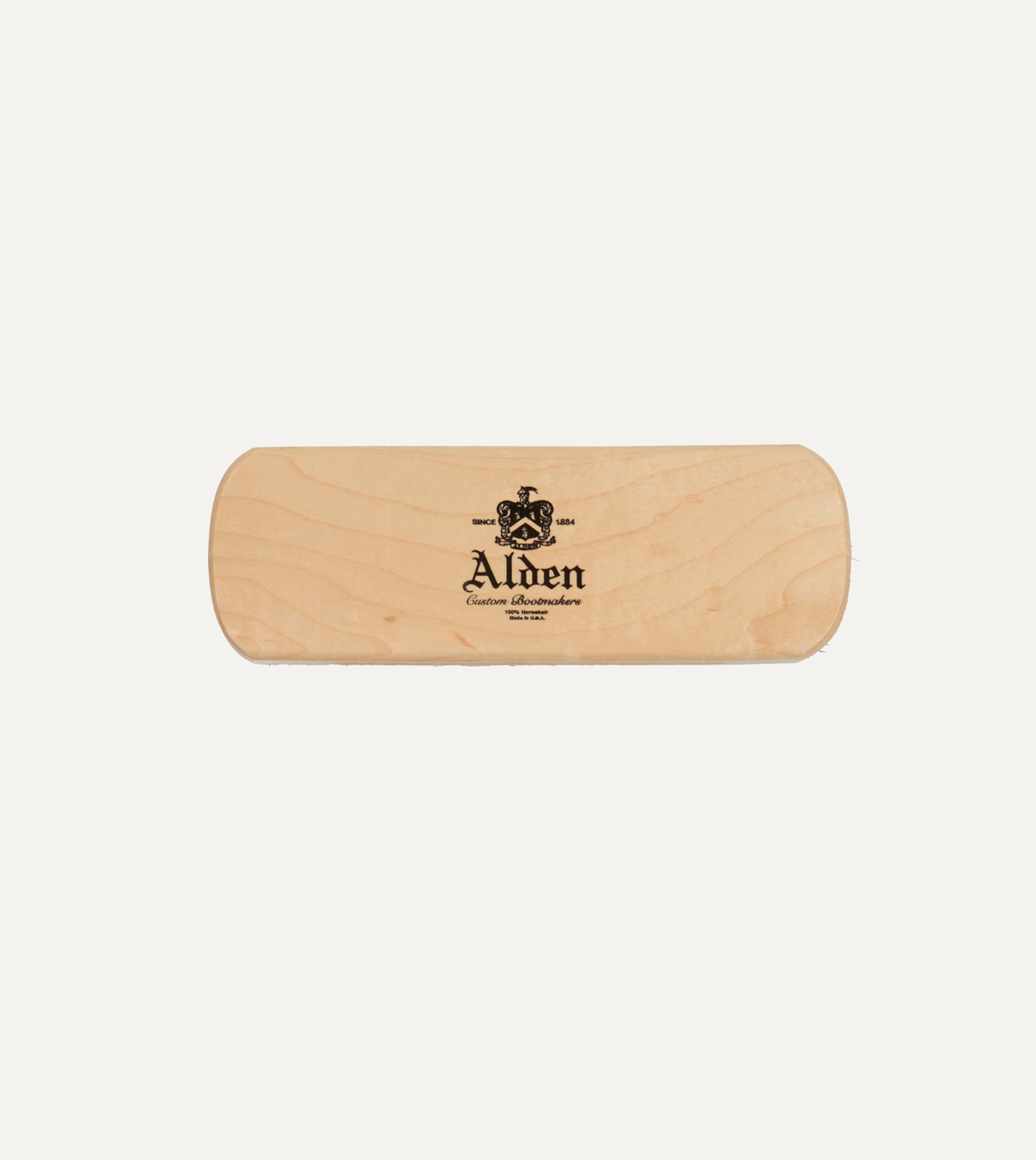 Alden Black Pure Horsehair Polishing Brush