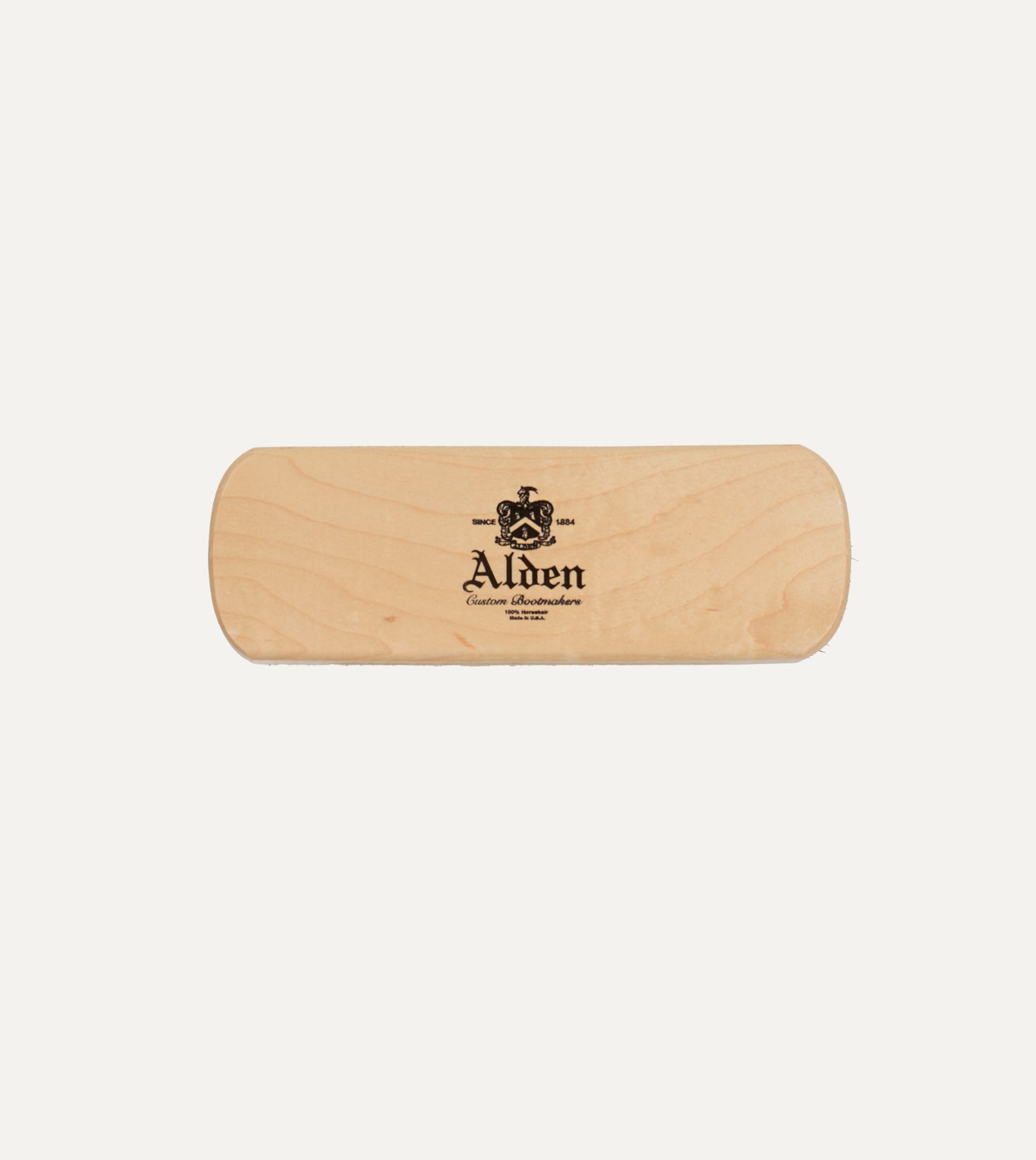 Alden Black Pure Horsehair Polishing Brush
