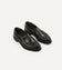 Black Leather Charles Goodyear Welted Penny Loafer