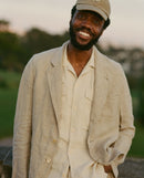 Brown and Ecru Stripe Oxford Linen Games Blazer Mk. IV