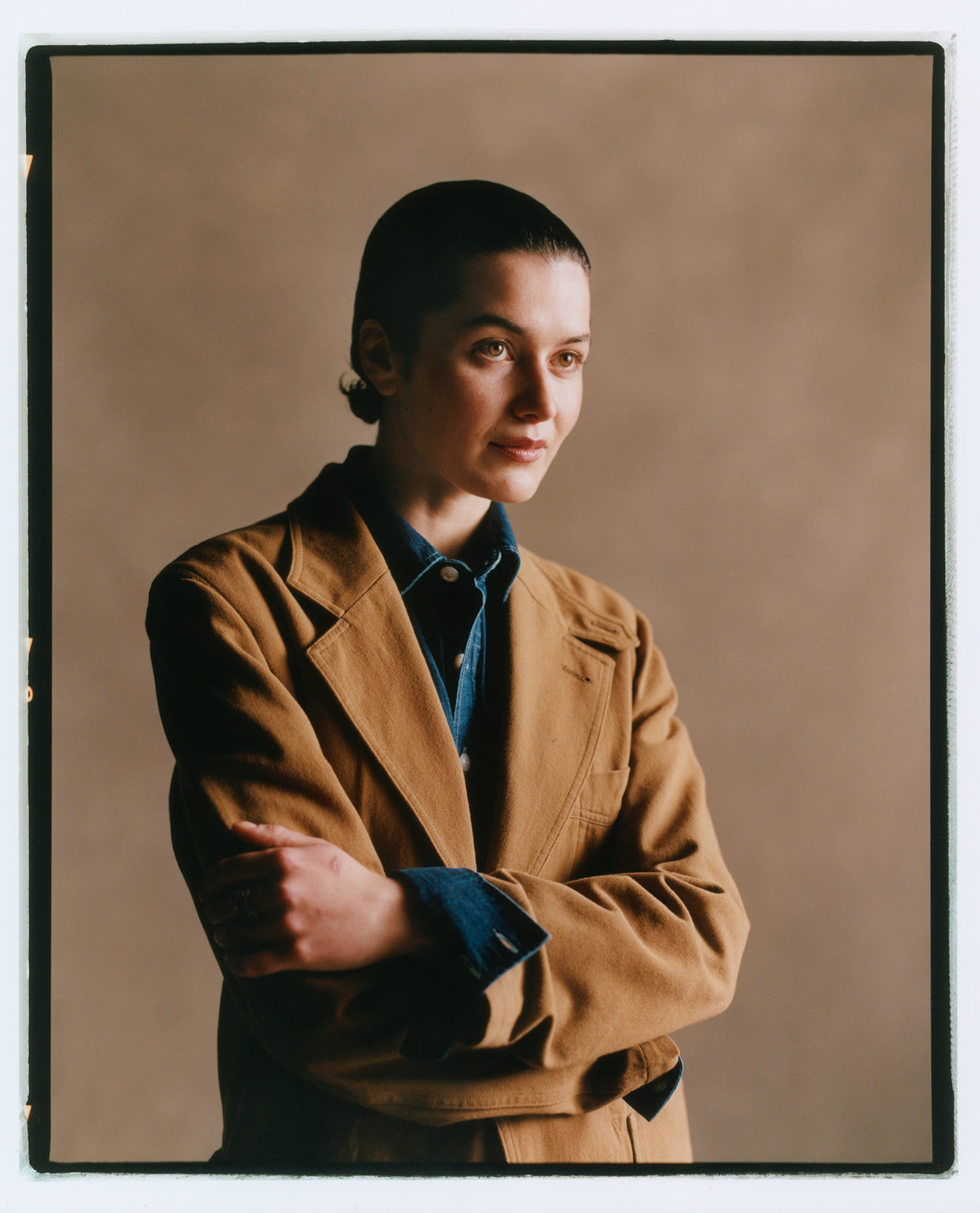 Camel Cotton Twill Field Games Blazer