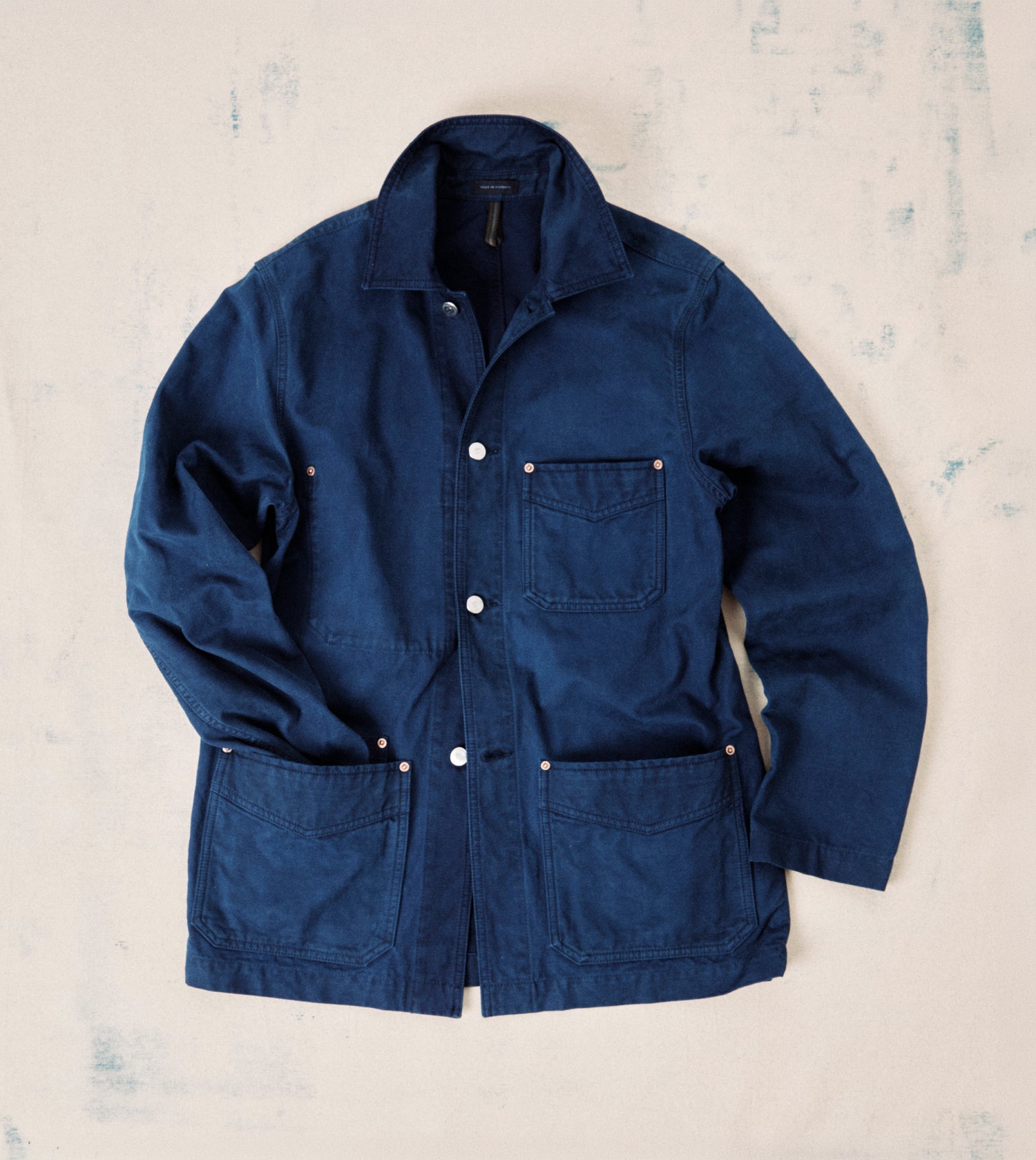 Indigo Dyed Chore Jacket