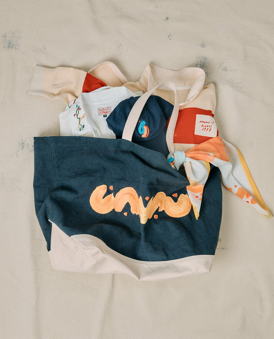 Mayumi Y. for Drake’s Cotton Tote Bag