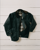 Navy Waxed Coverall Jacket