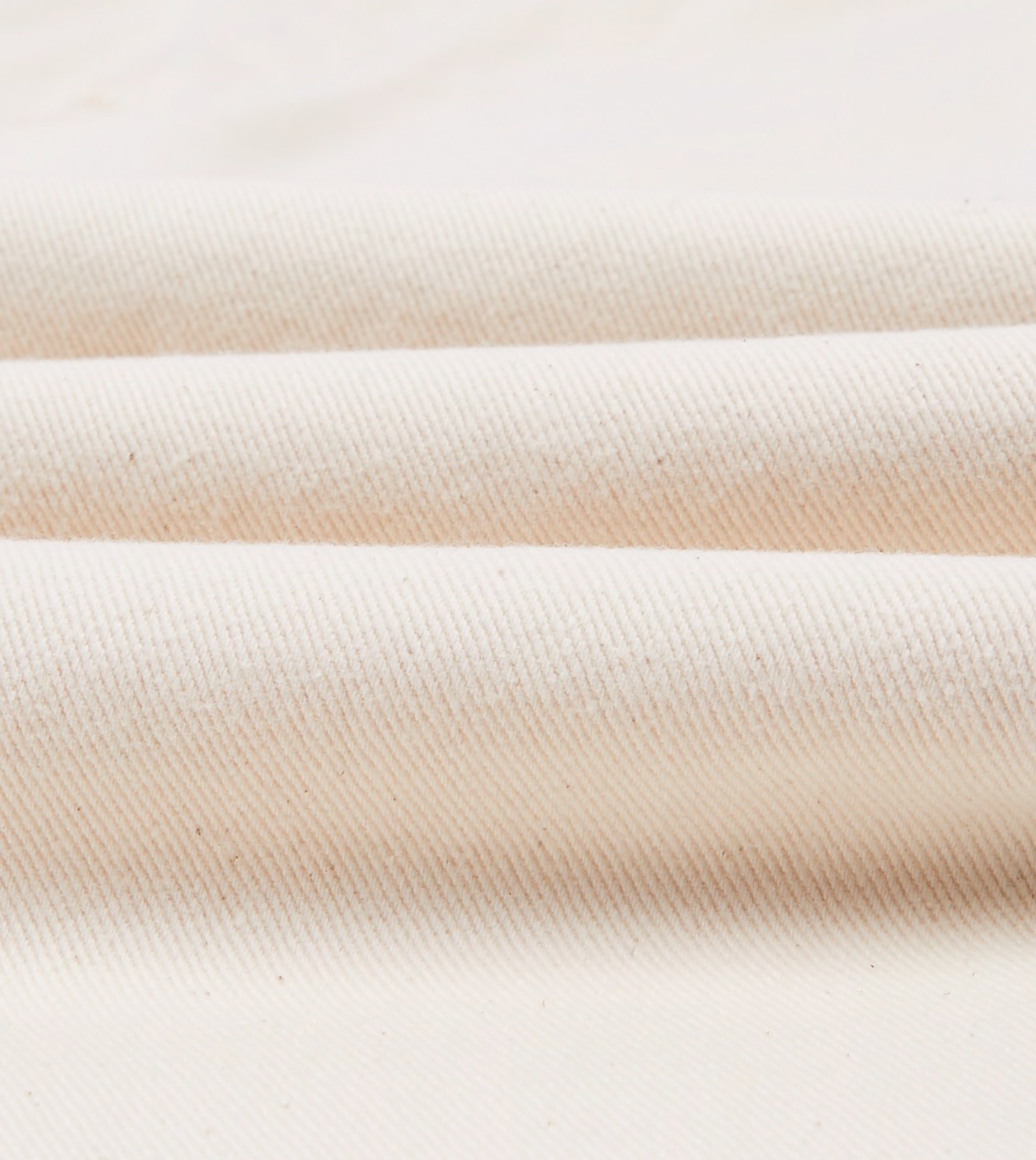 Ecru 12.7oz Selvedge Denim Contrast Stitch Five-Pocket Jeans