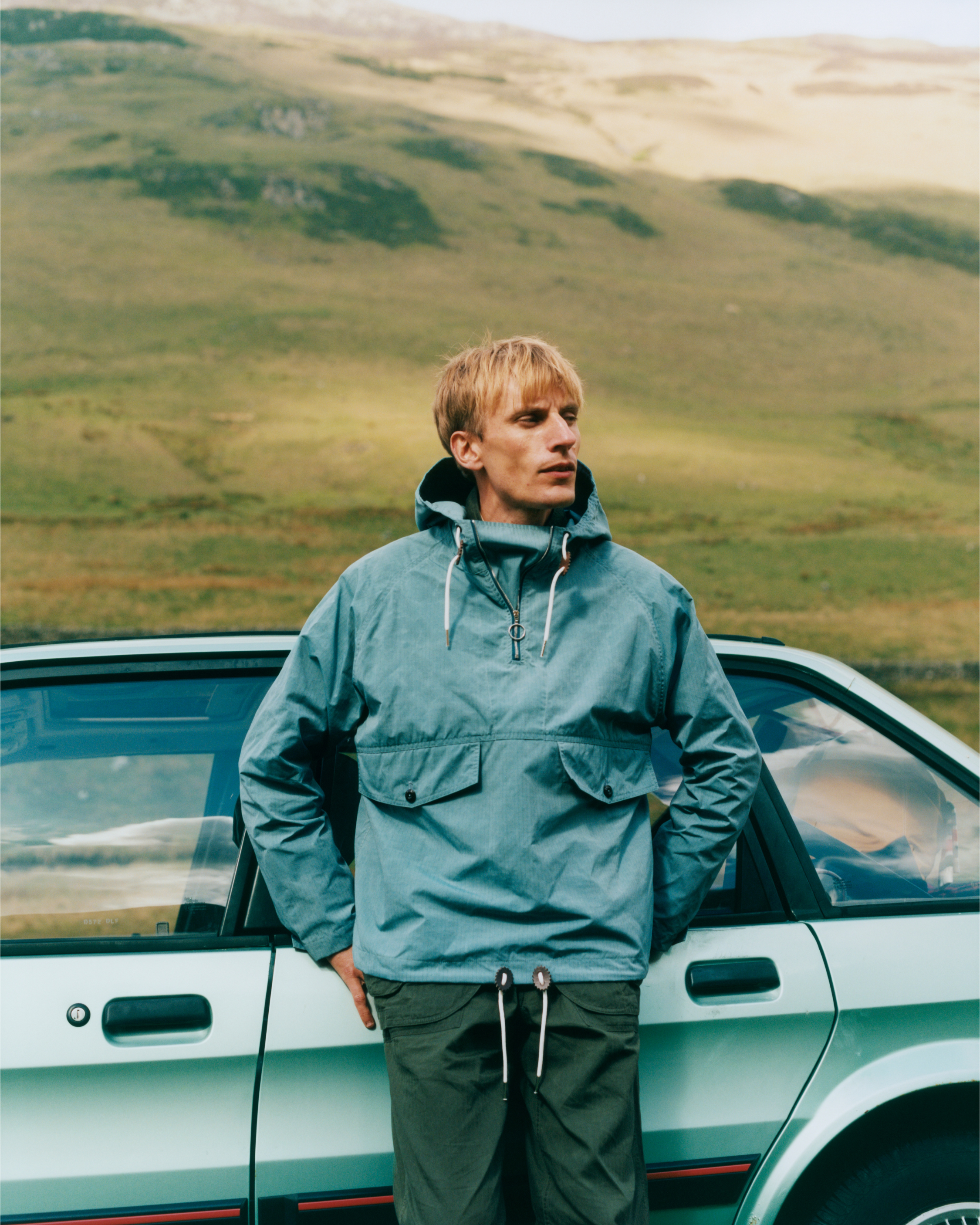 Drake’s and New Balance Waxed Cotton-Nylon Hiking Cagoule