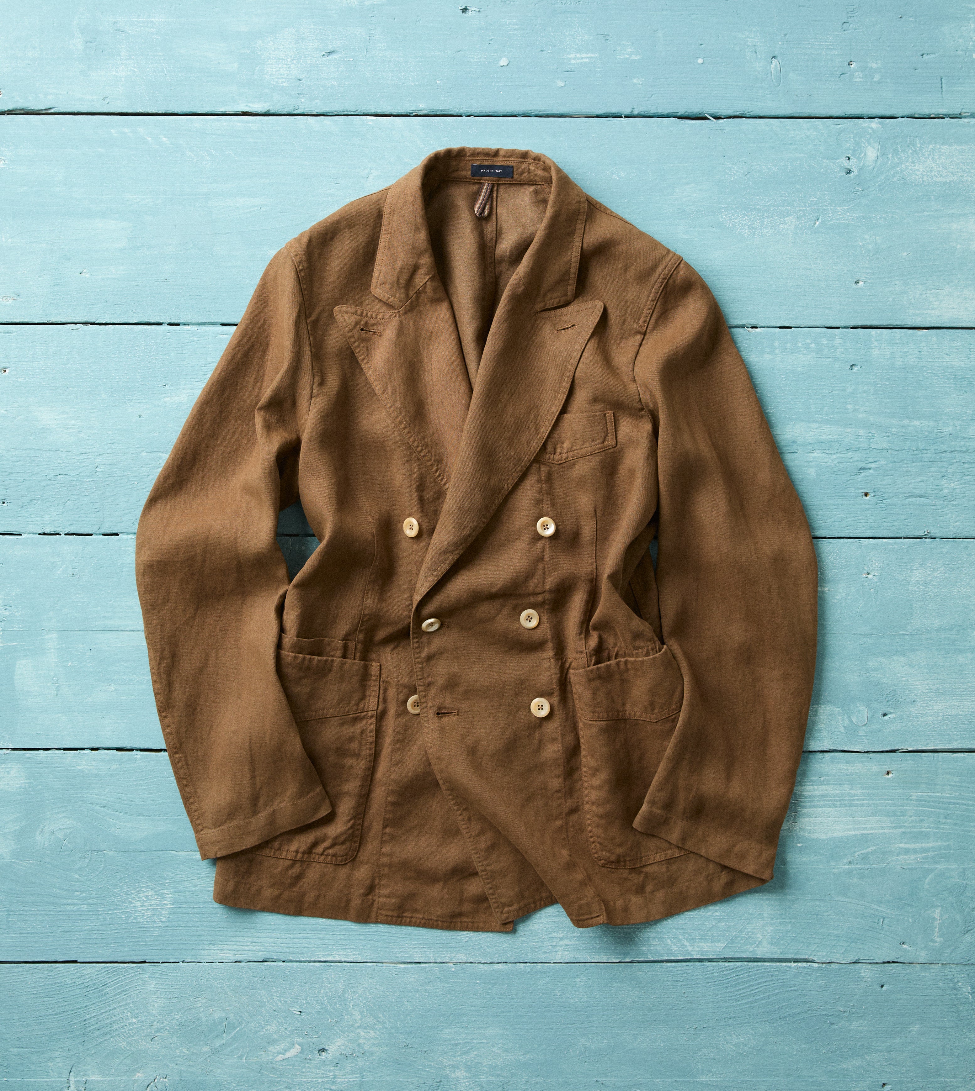 Brown Linen Gabardine Games Blazer Mk. III