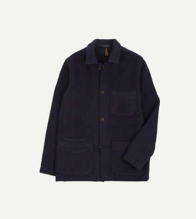 Wool Chore Jacket - Navy