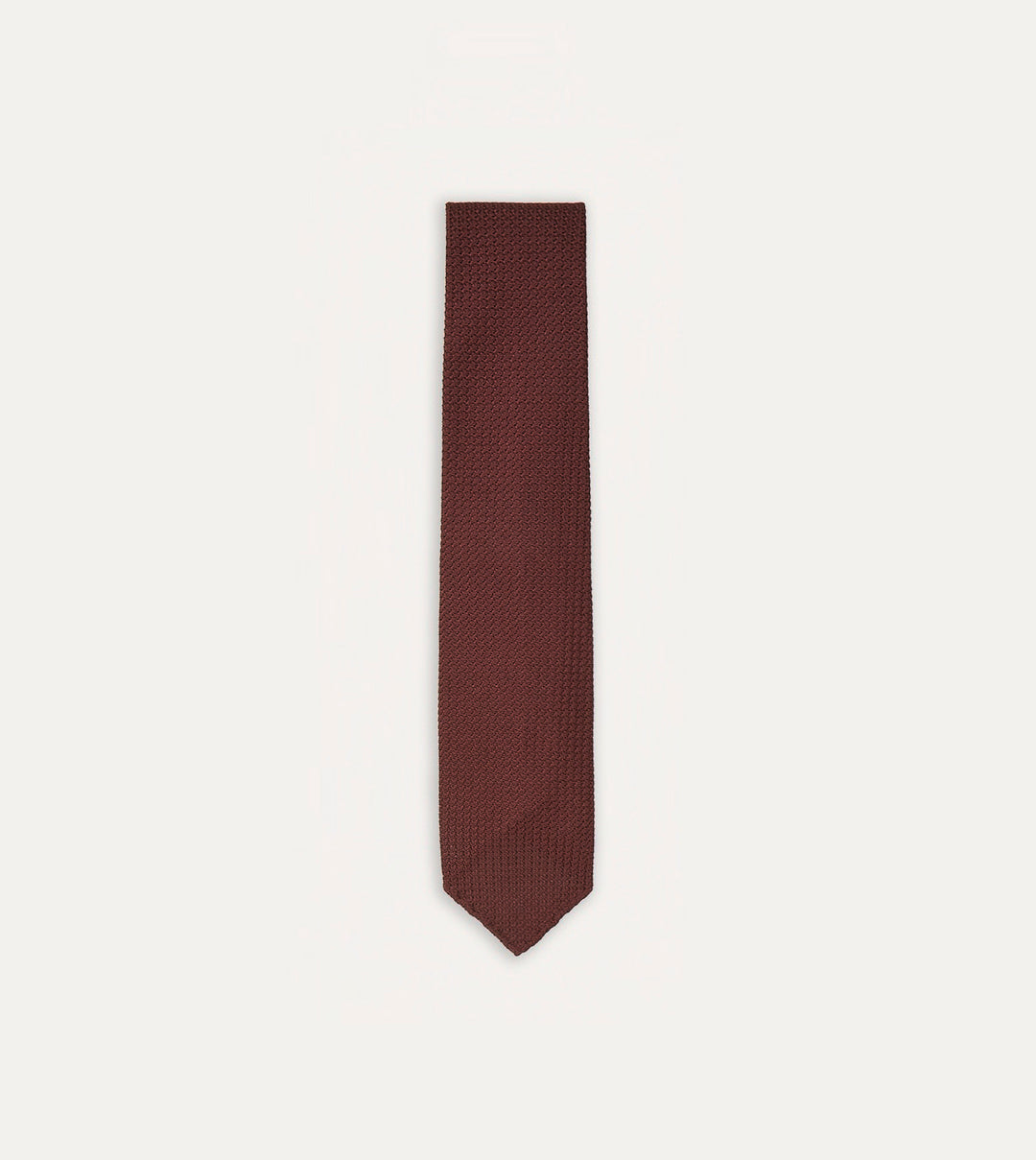 Wine Hand rolled Large Knot Grenadine Tie – Drakes US