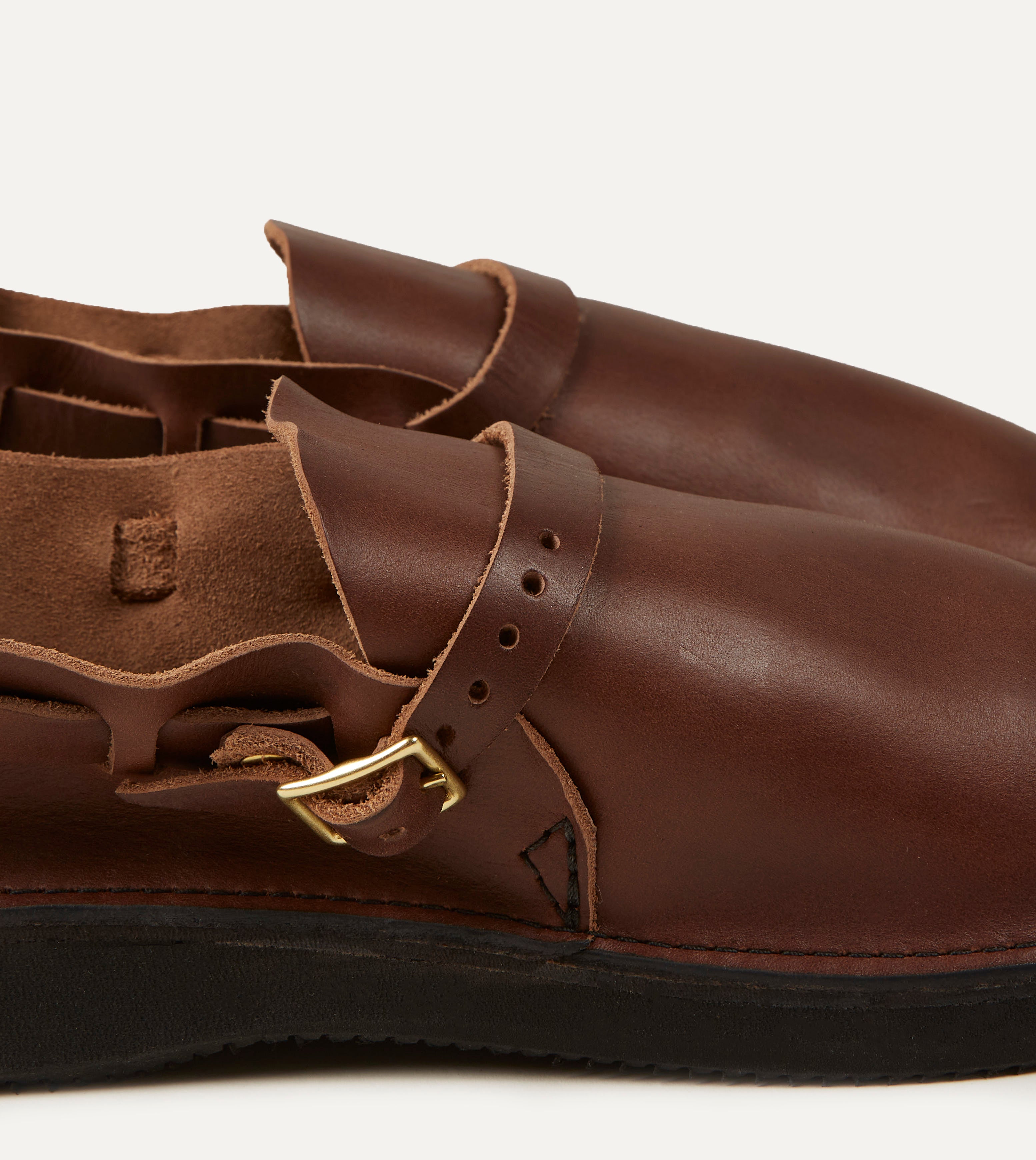 Aurora for Drake's Middle English Brown Full Grain Leather Shoe 
