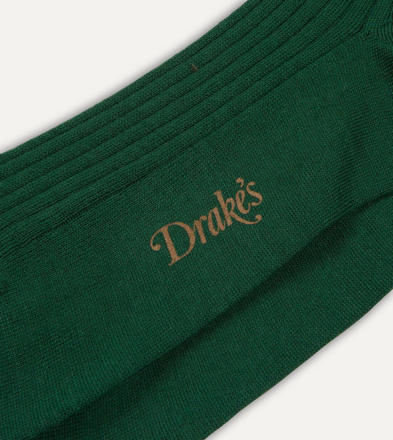 Green Wool Over-the-Calf Socks