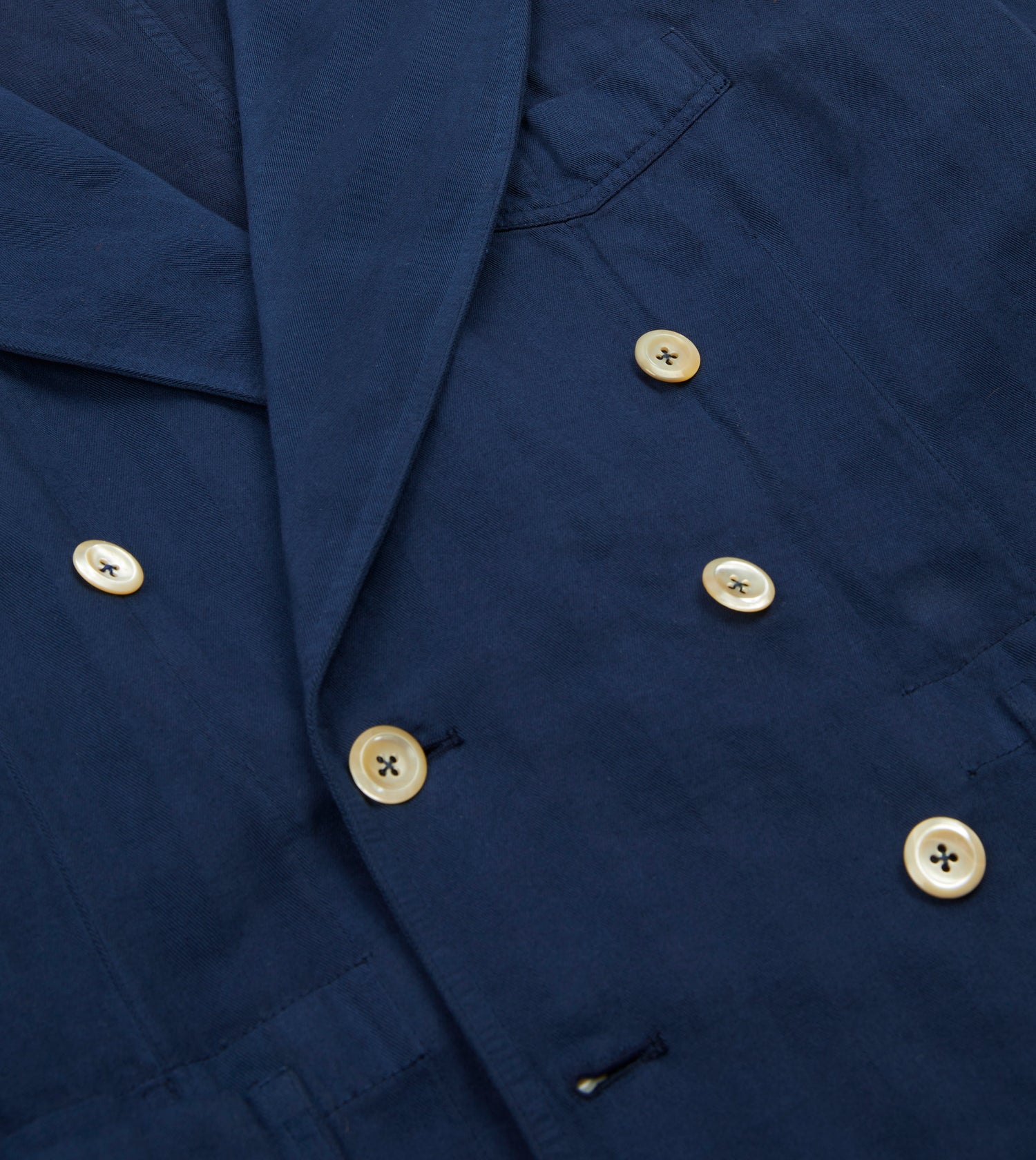 Navy Cotton Linen Herringbone Games Blazer Mk. III