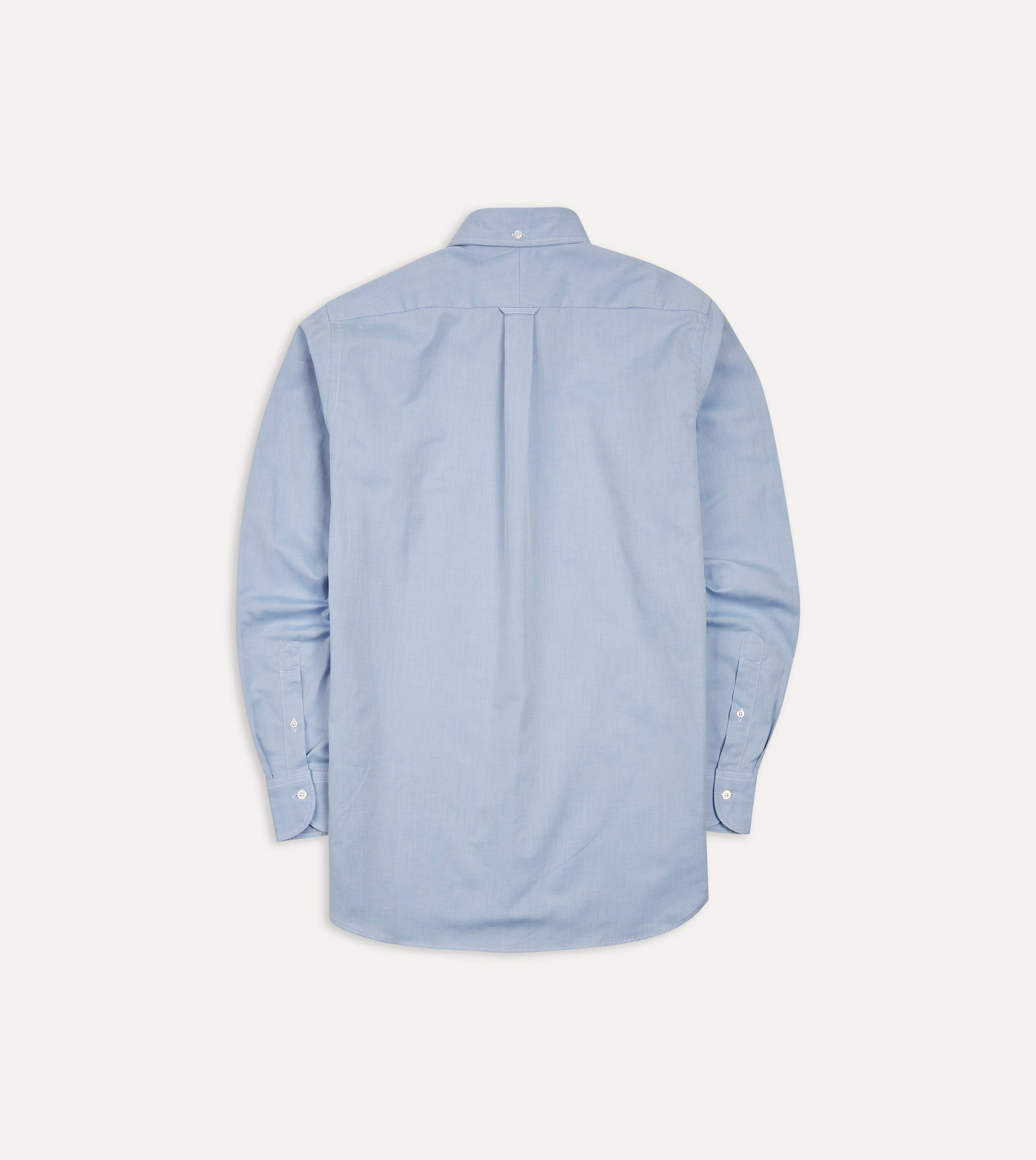 Blue Pinpoint Oxford Cotton Cloth Button-Down Shirt