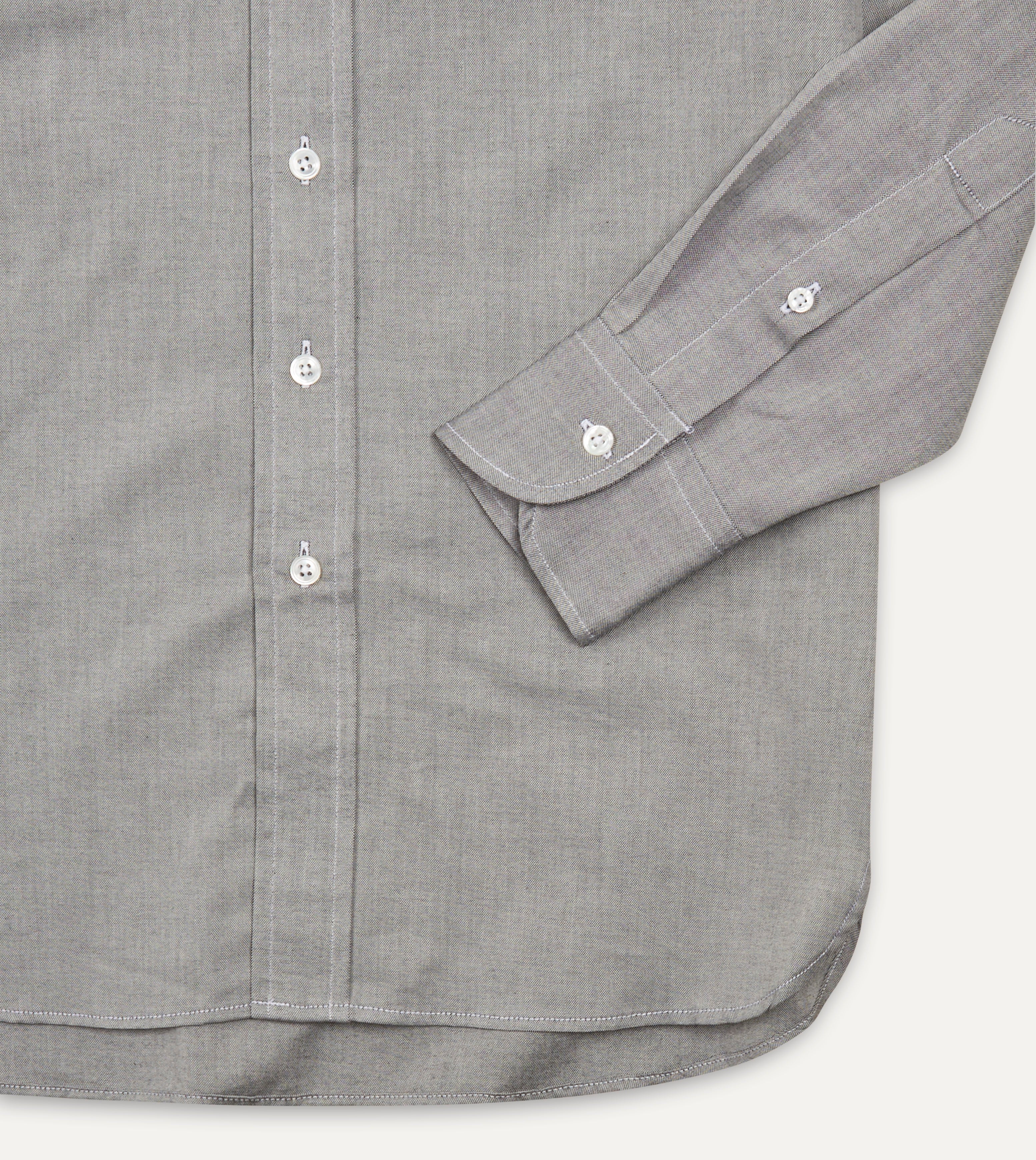 Chemise Oxford FD Lamb – Blanche – Col Button-down, Manches Longues – Taille 16 1/2 – Neuve Avec étiquettes