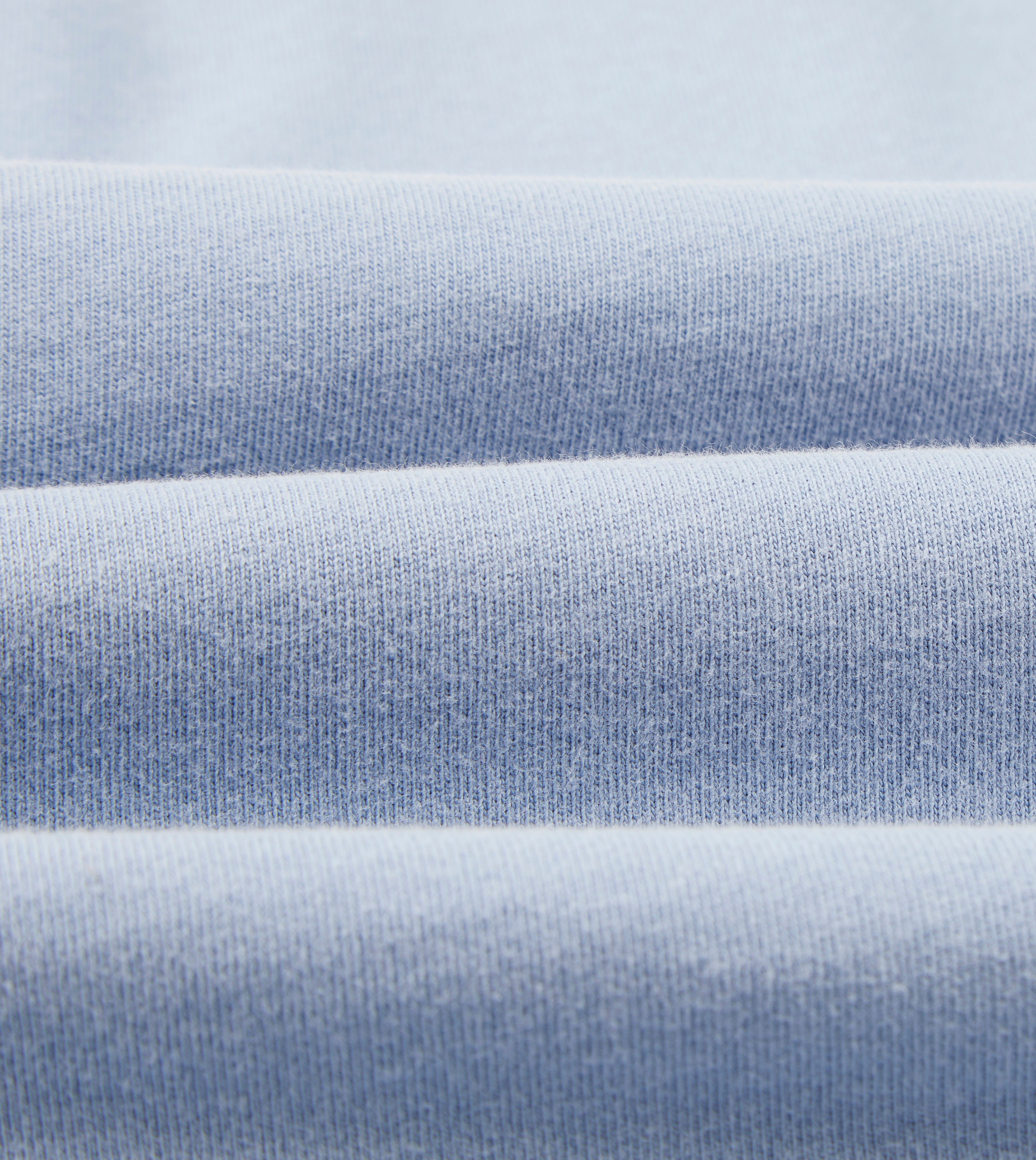 Light Indigo Cotton Crew Neck Hiking T-Shirt