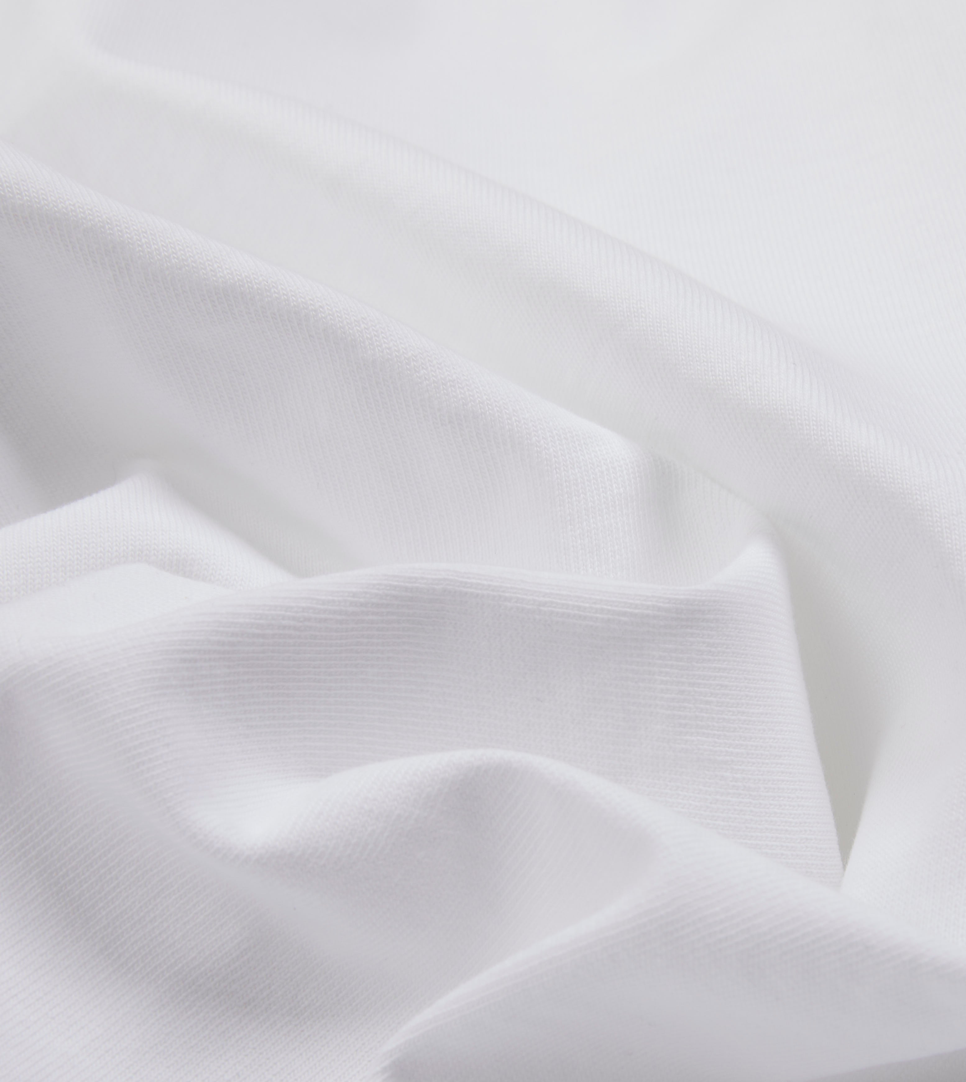 White Cotton Crew Neck Hiking T-Shirt