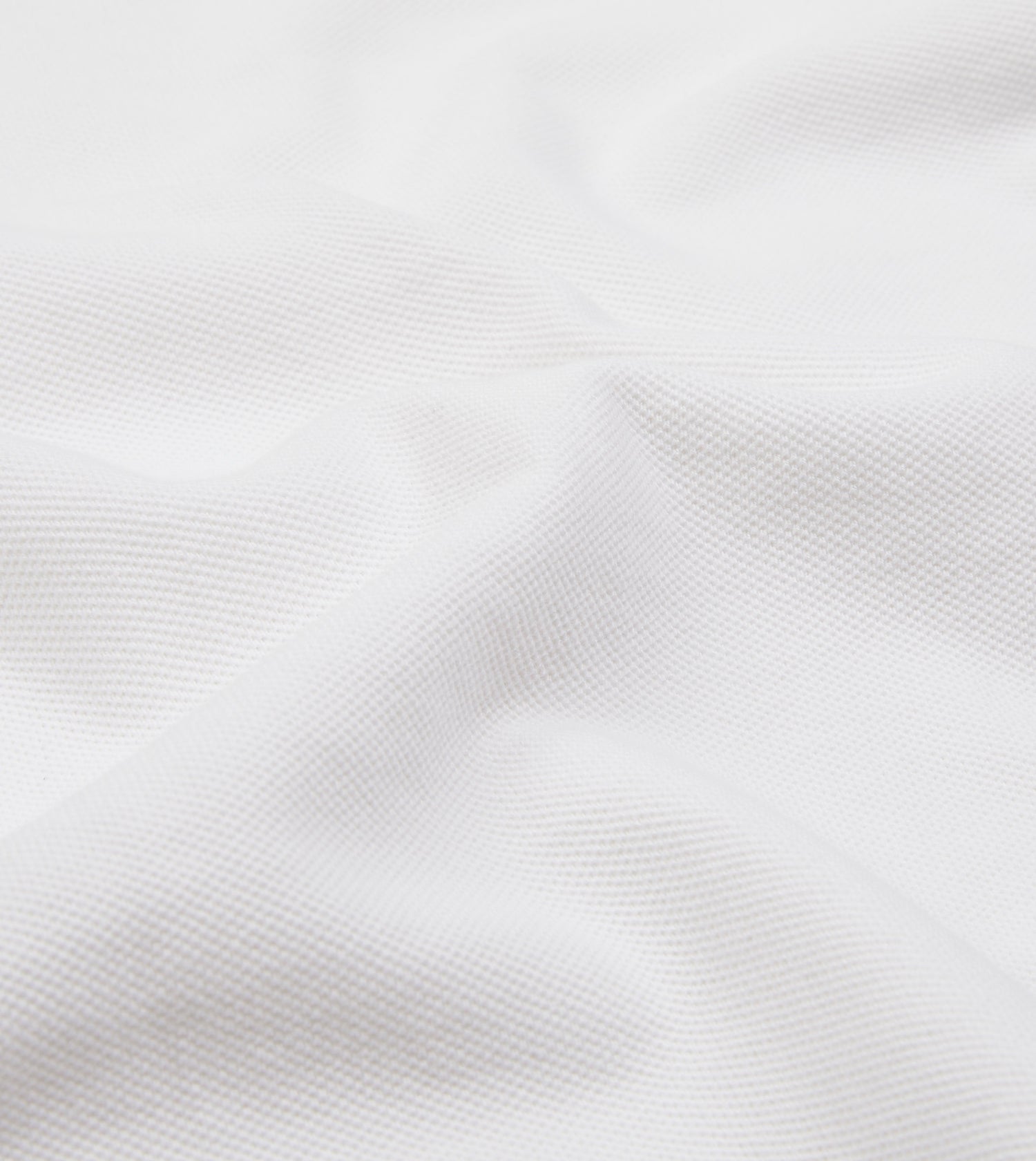 White Piqué Cotton Polo Shirt