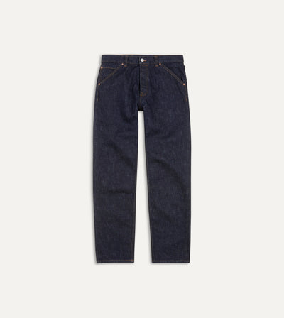 Indigo Rinse 14.2oz Japanese Selvedge Denim Five-Pocket Jeans – Drakes US