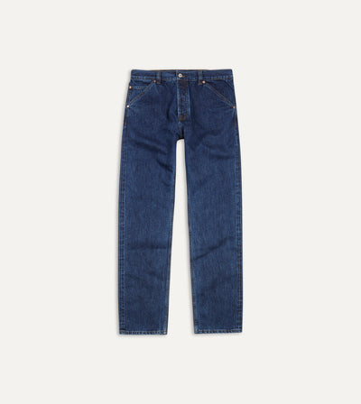 RINSE WASH INDIGO RELAXED TAPERED 005 SELVEDGE JEAN – The Workers Club