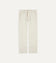 Ecru Japanese Selvedge Needlecord Five-Pocket Trousers