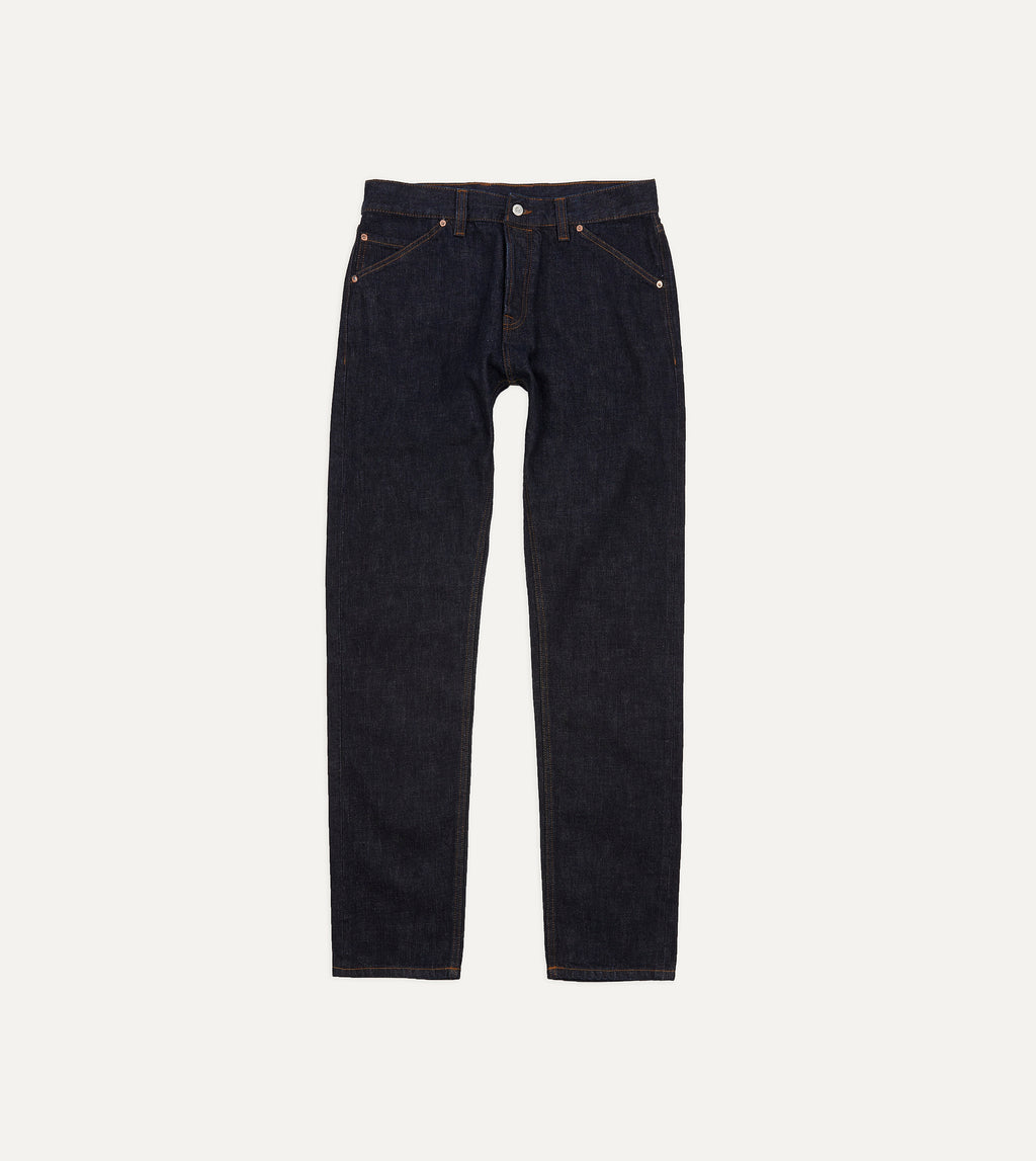 Indigo Rinse 14.2oz Japanese Selvedge Denim Tailored Fit Five-Pocket Jeans